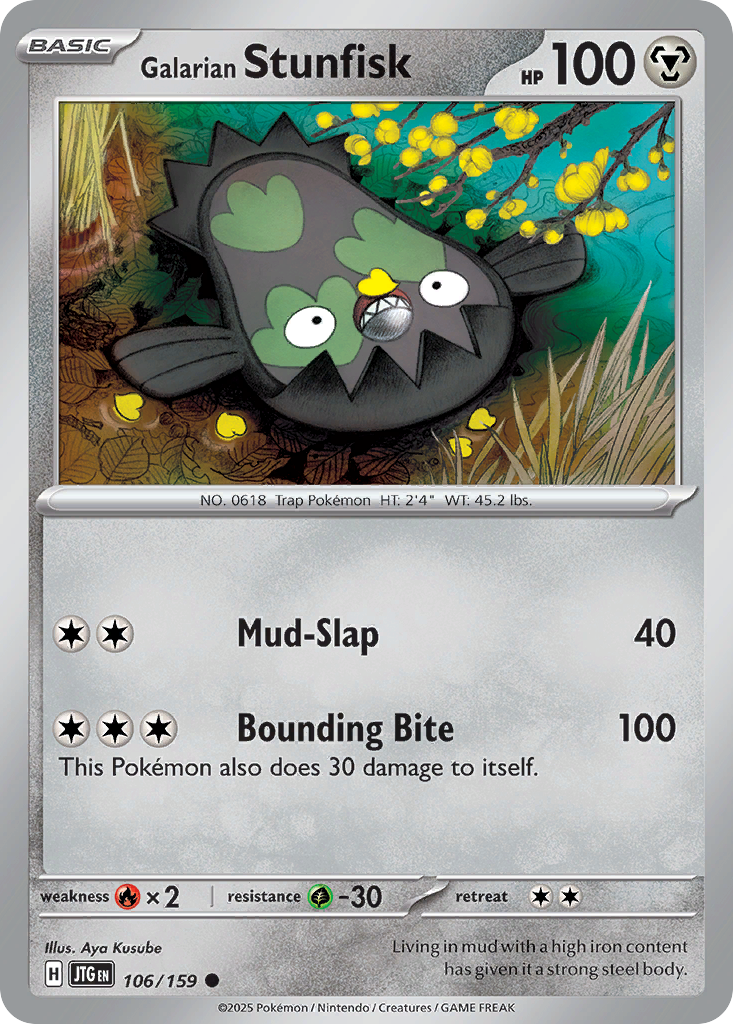Galarian Stunfisk 106/159 Journey Together