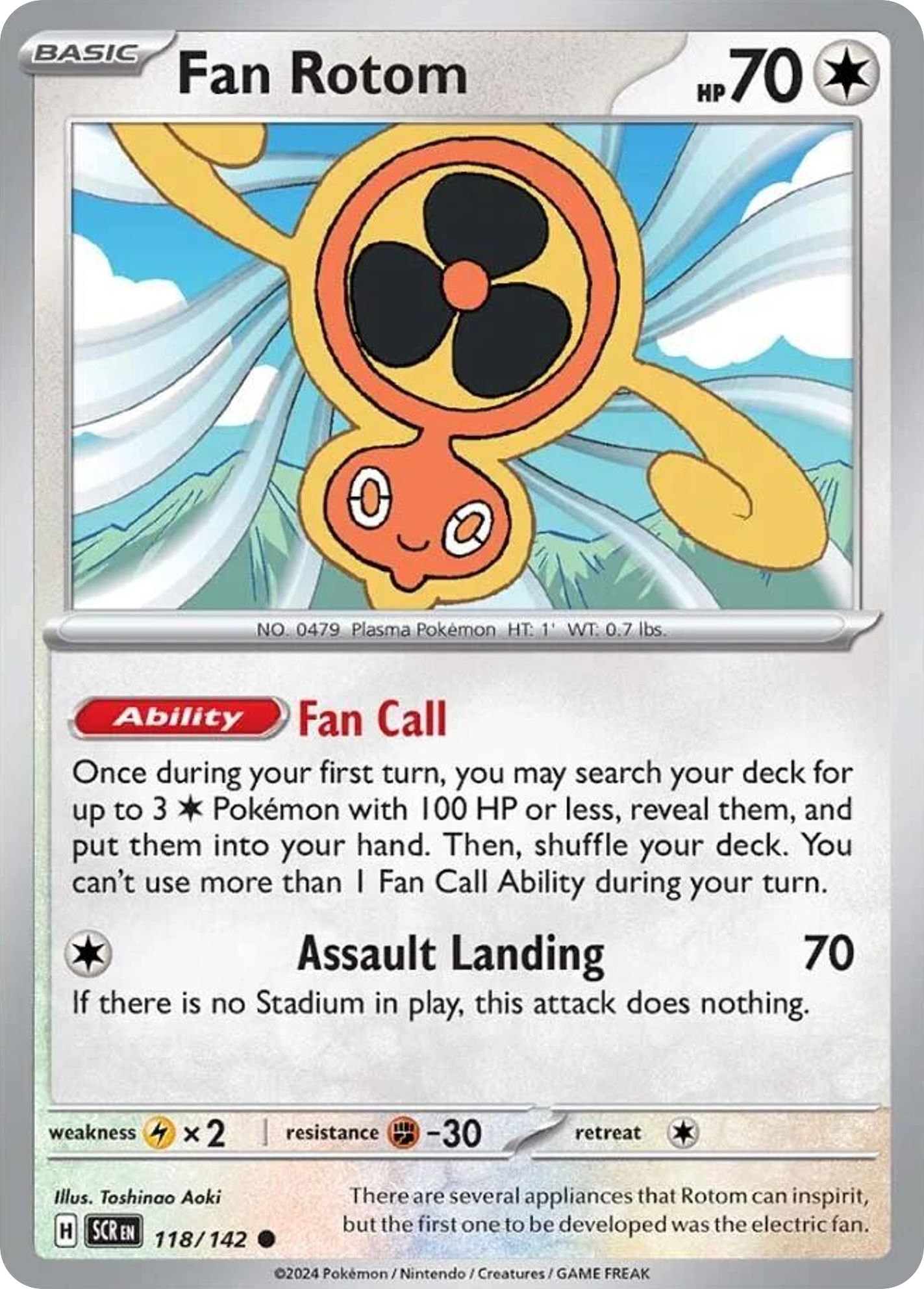 Fan Rotom 118/142 Stellar Crown