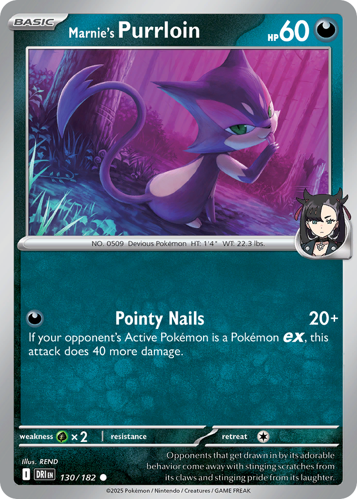 Marnie's Purrloin 130/182 Destined Rivals