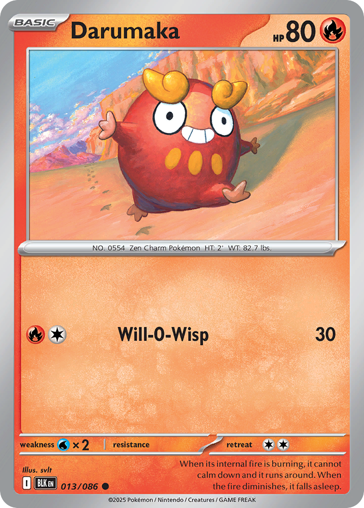 Darumaka 013/086 Black Bolt