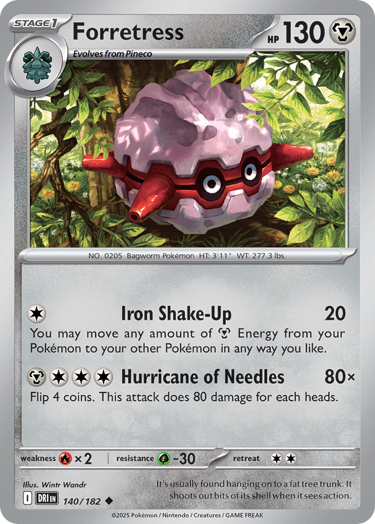 Forretress 140/182 Destined Rivals