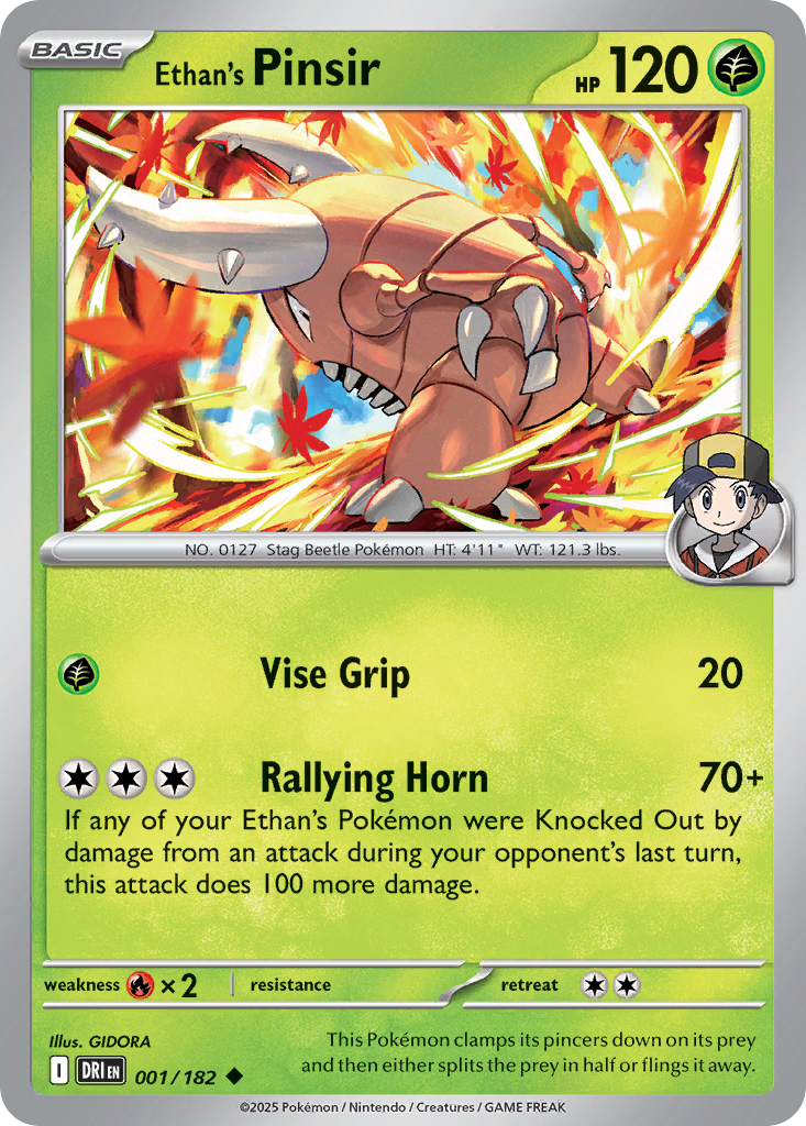 Ethan's Pinsir 001/182 Destined Rivals