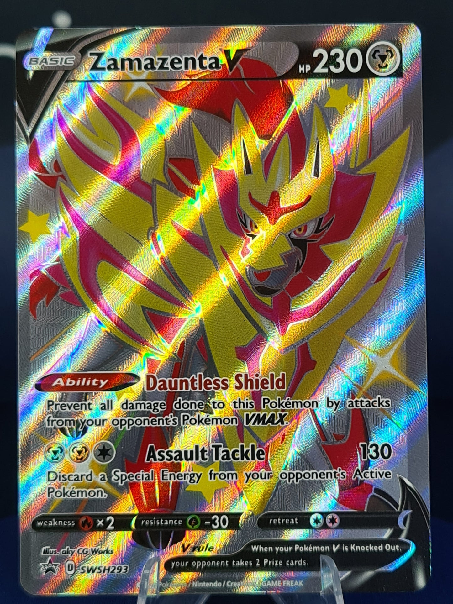 Zamazenta V SWSH293 Black Star Promo