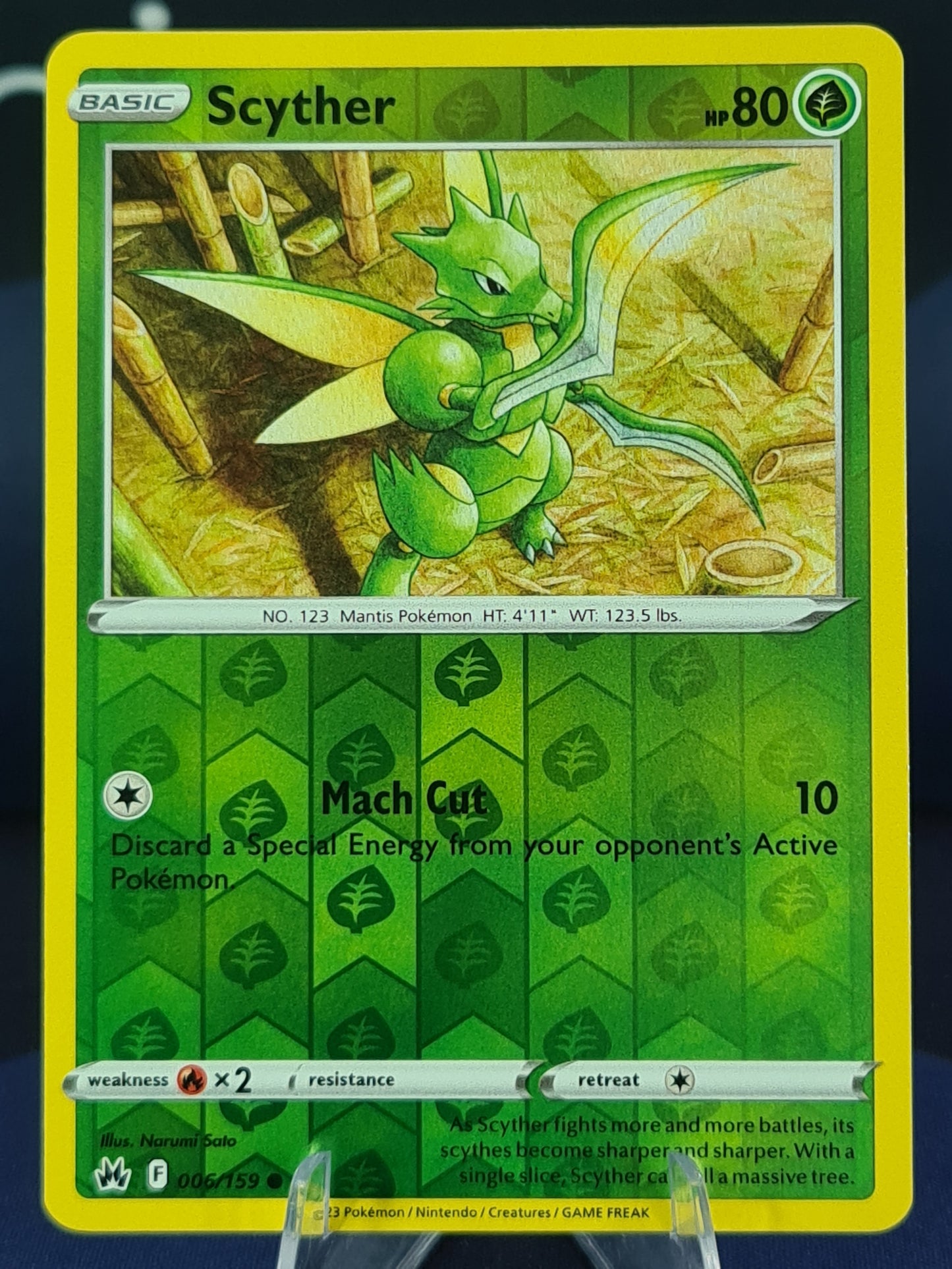 Scyther 006/159 Crown Zenith Reverse Holo