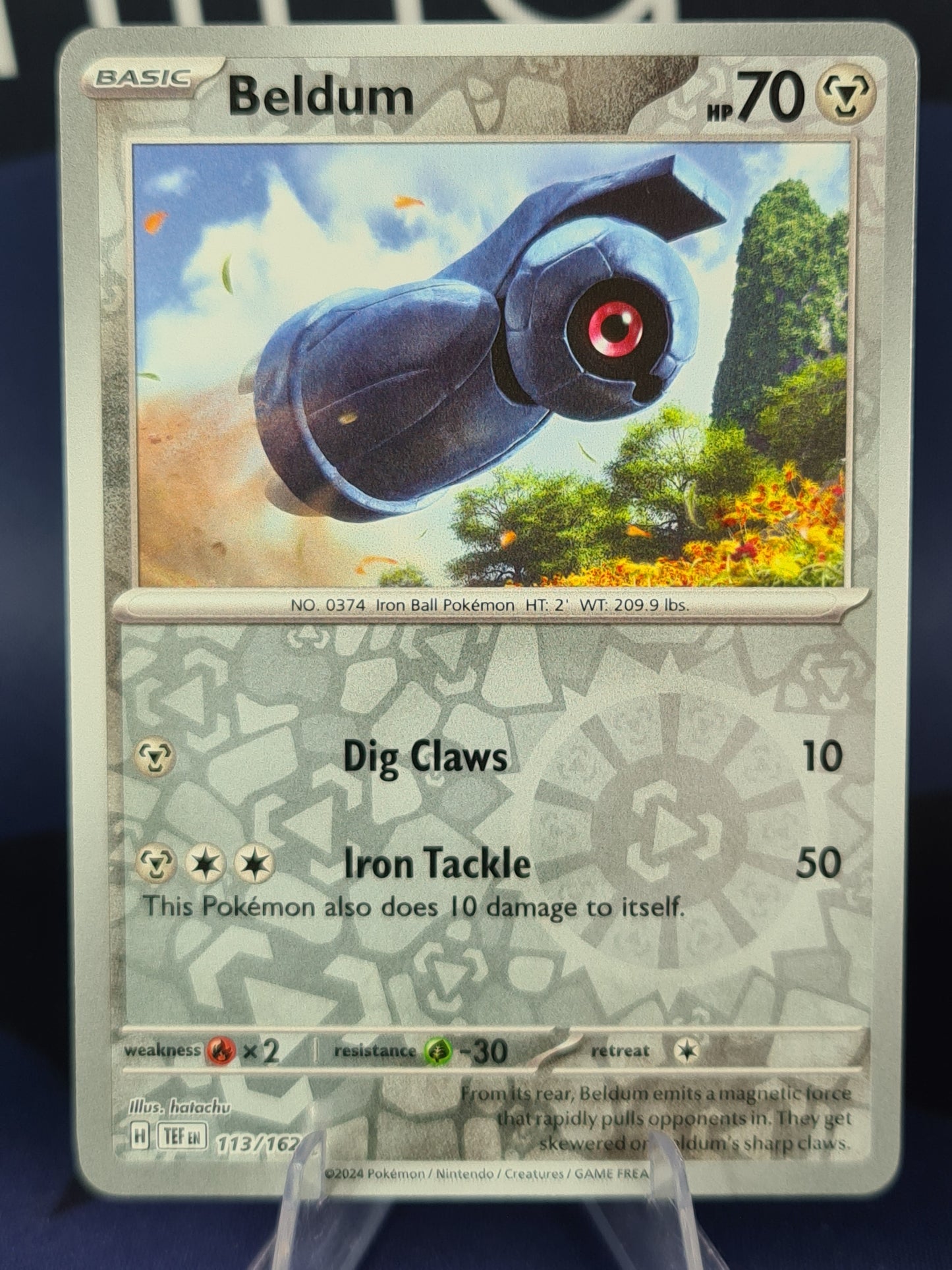 Beldum 113/162 Temporal Forces Reverse Holo