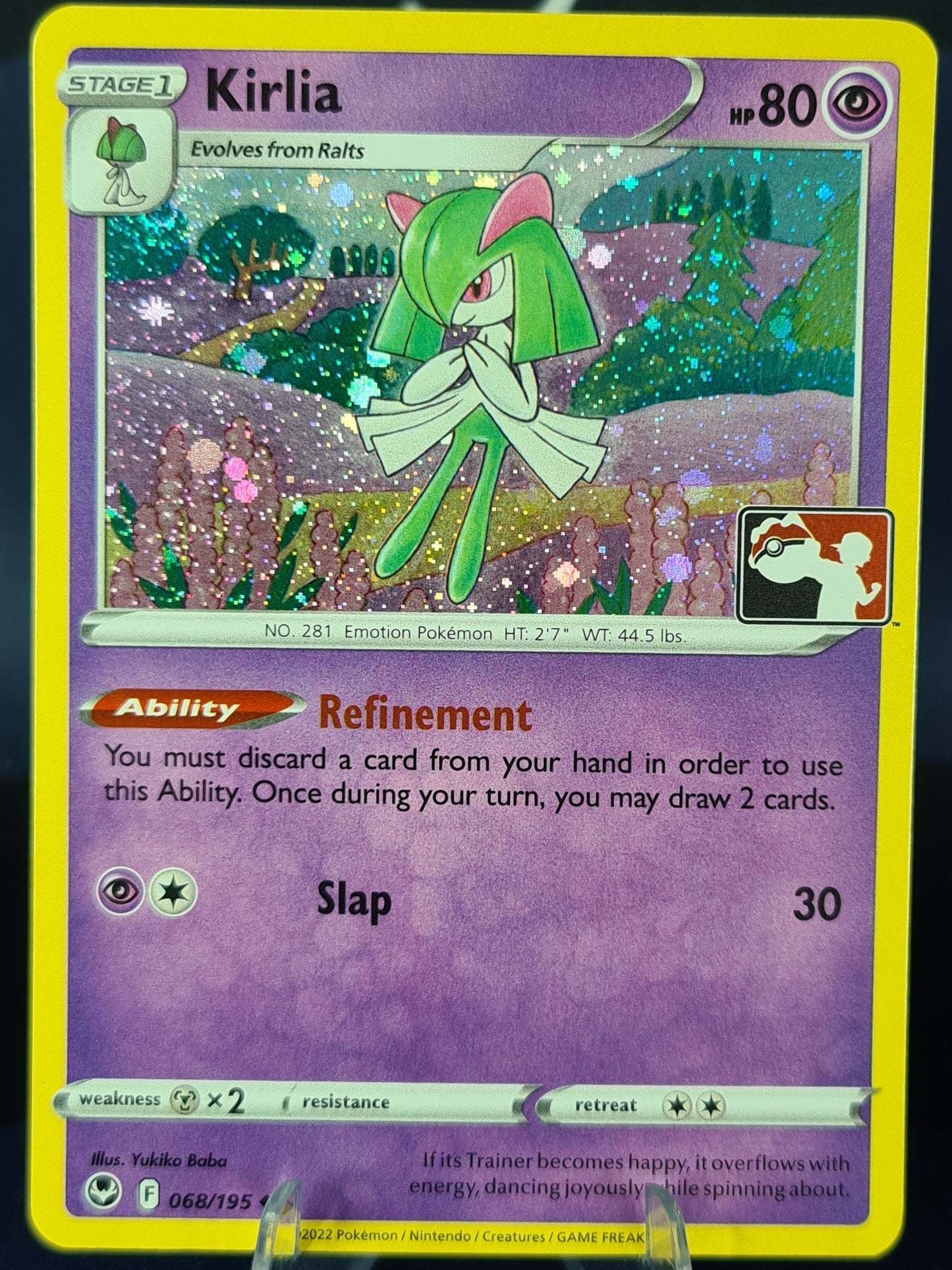 Kirlia Play Stamp Series 4 Holo