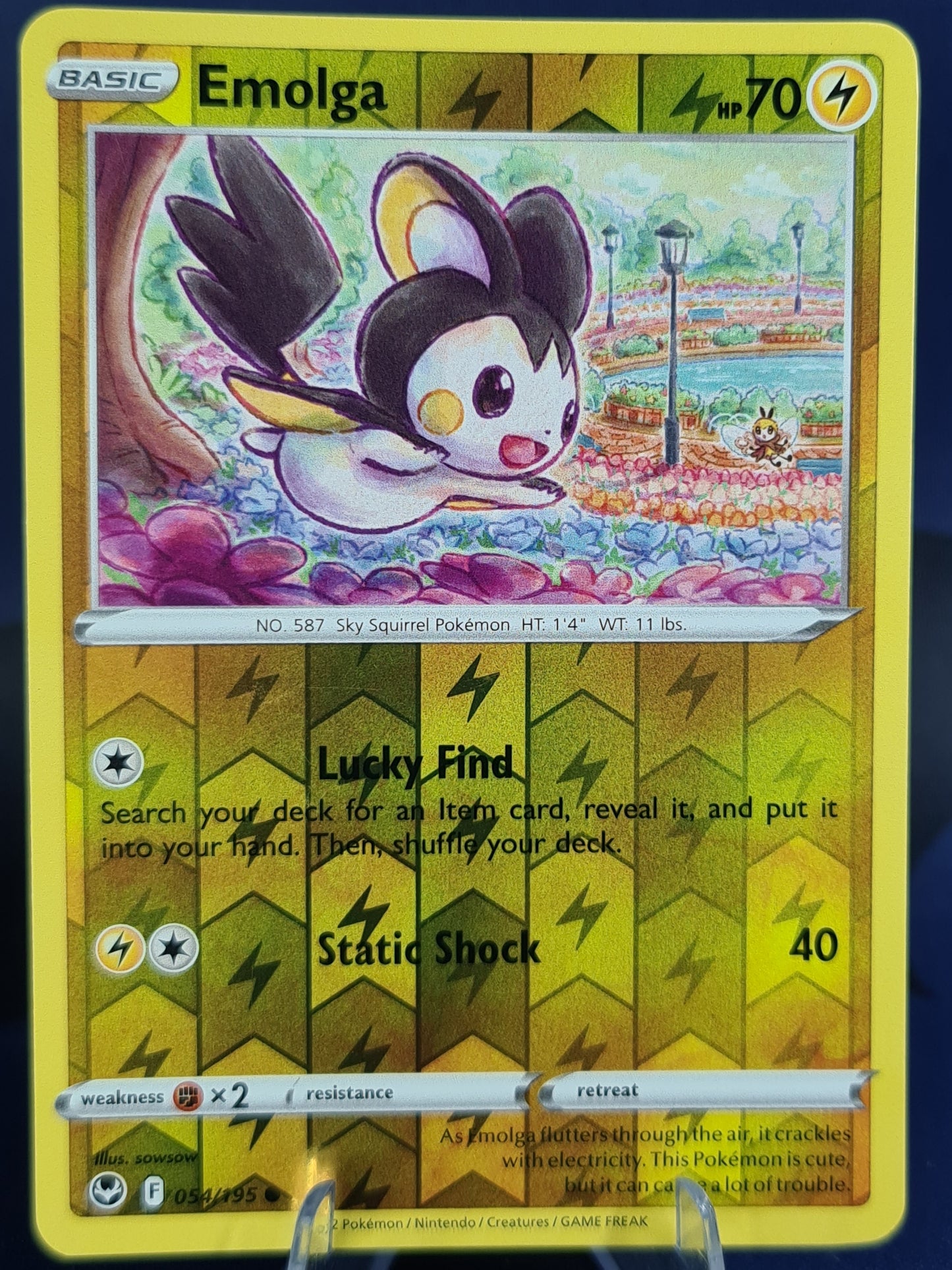 Emolga 054/195 Silver Tempest Reverse Holo