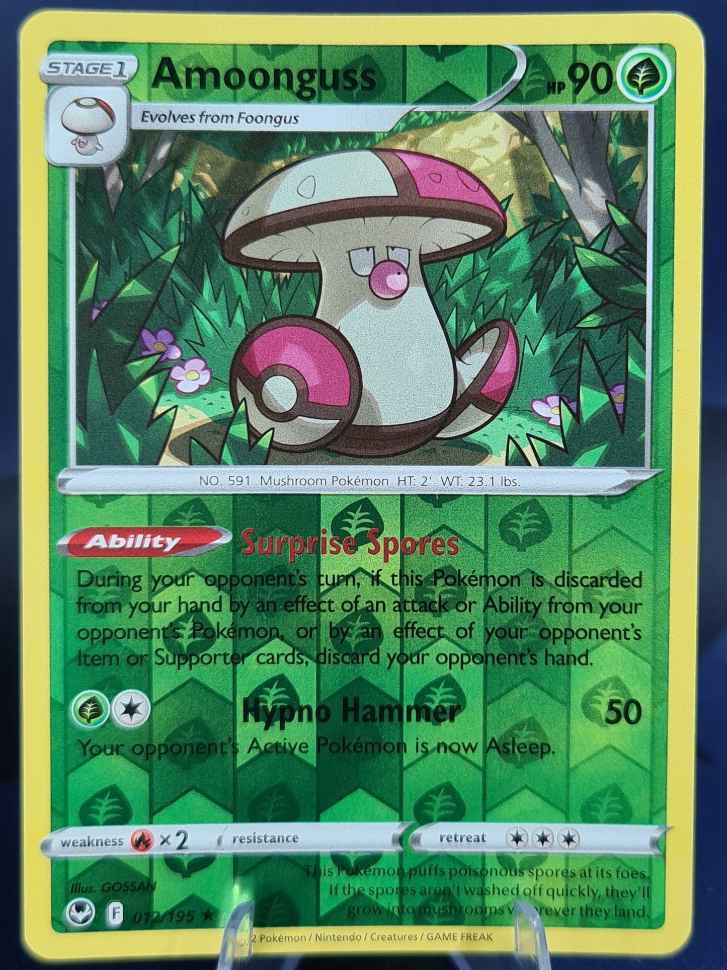 Amoongus 012/195 Silver Tempest Reverse Holo