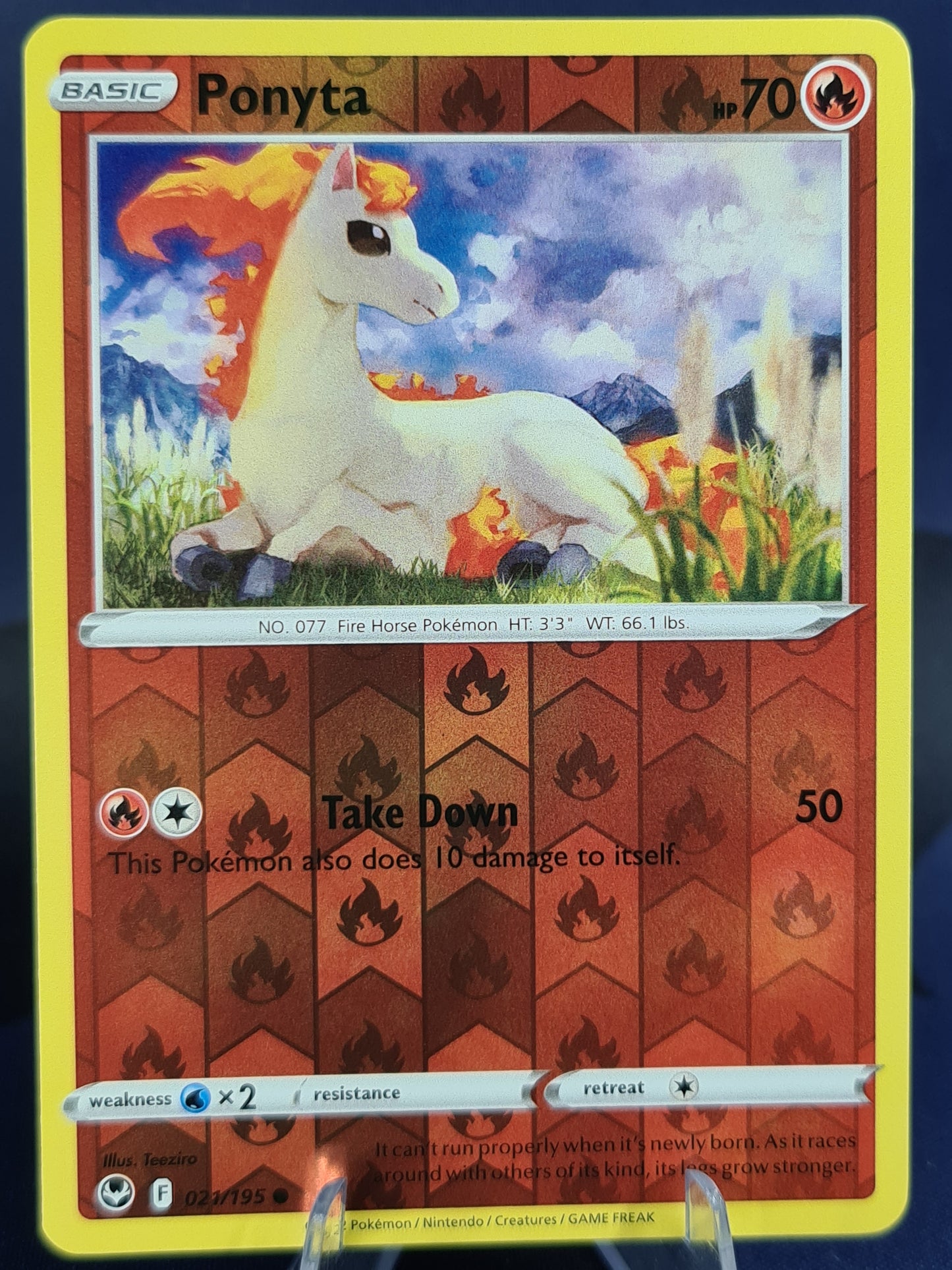 Ponyta 021/195 Silver Tempest Reverse Holo