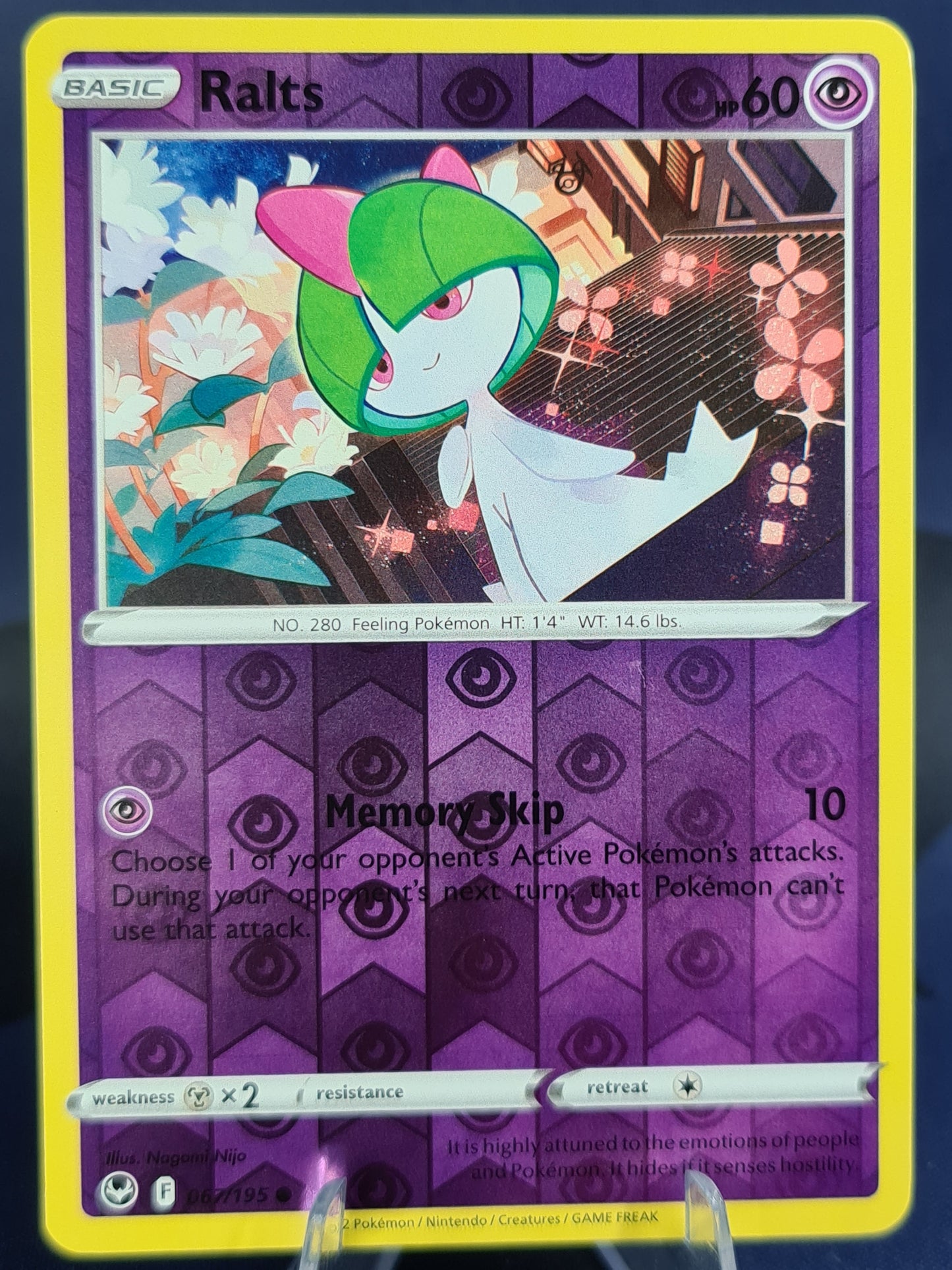 Ralts 067/195 Silver Tempest Reverse Holo