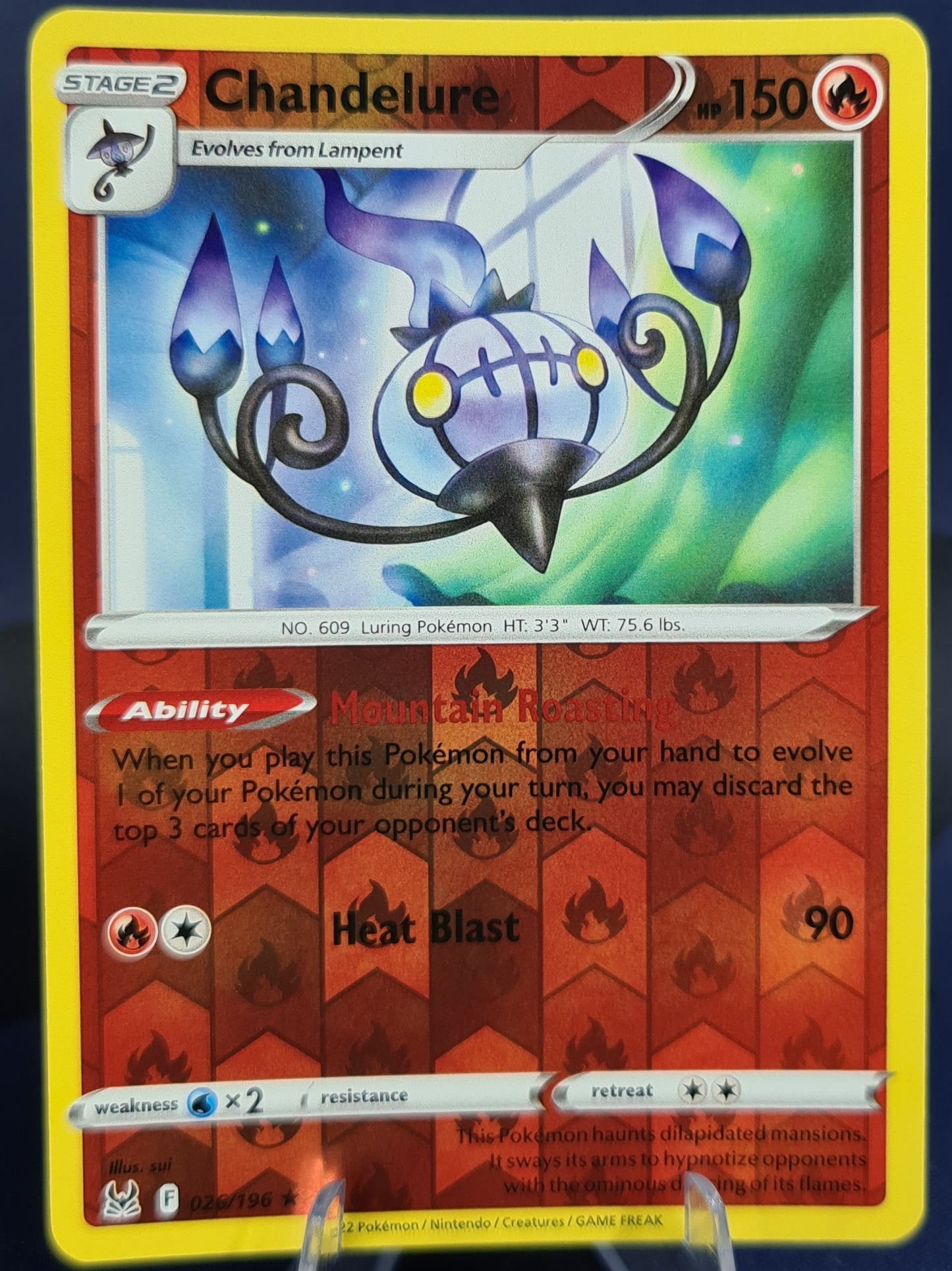 Chandelure 026/196 Lost Origin Reverse Holo