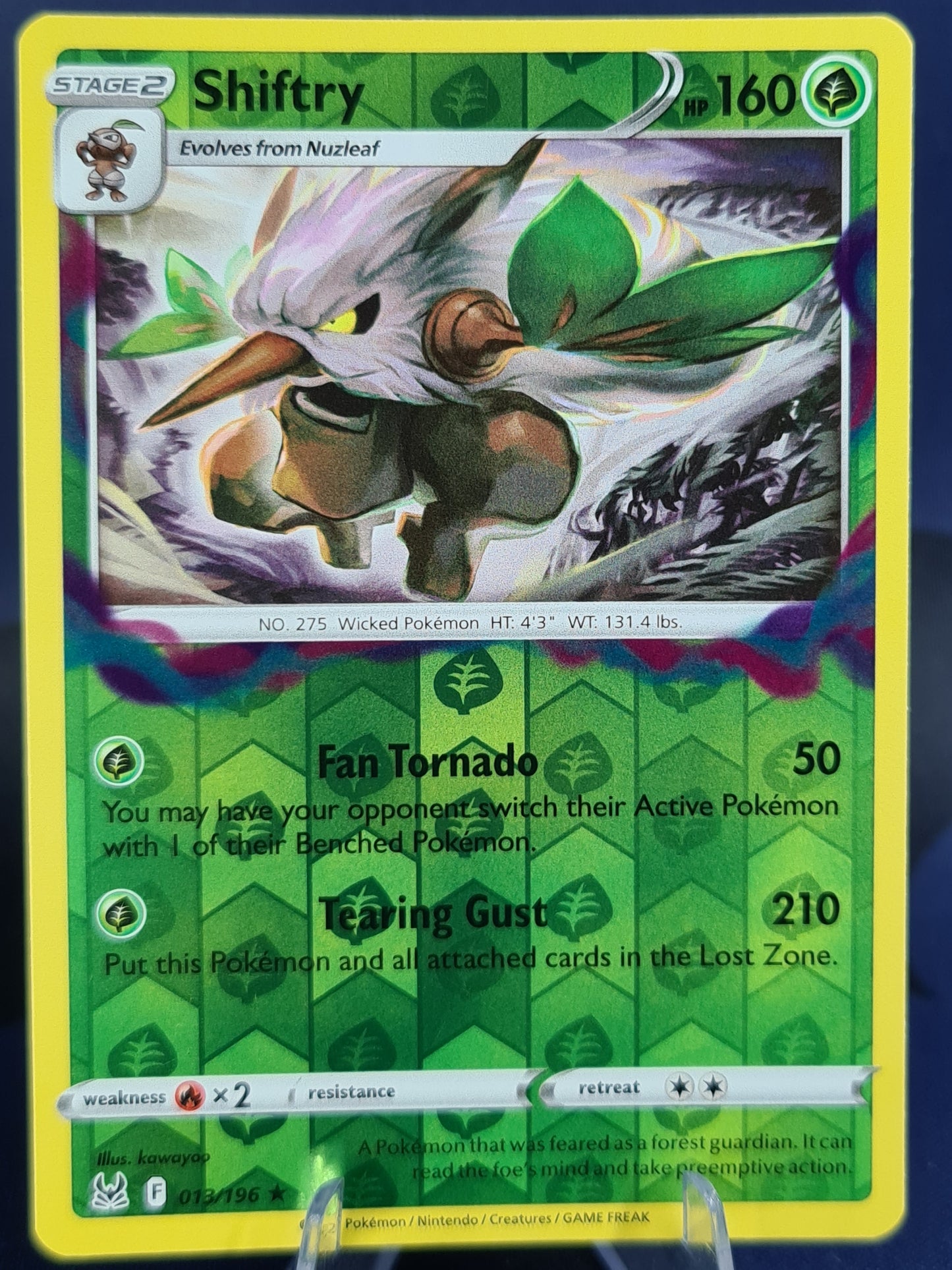 Shiftry 013/196 Lost Origin Reverse Holo