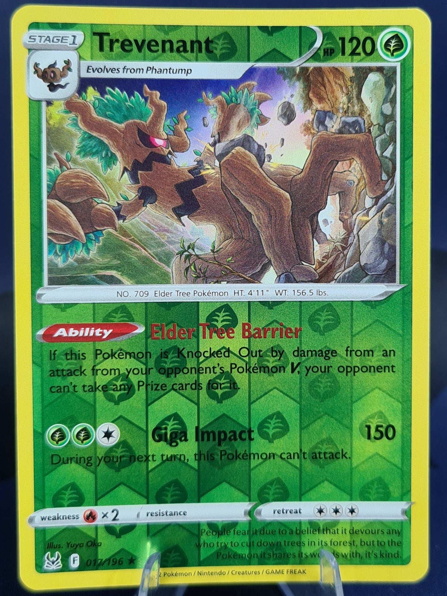 Trevenant 017/196 Lost Origin Reverse Holo