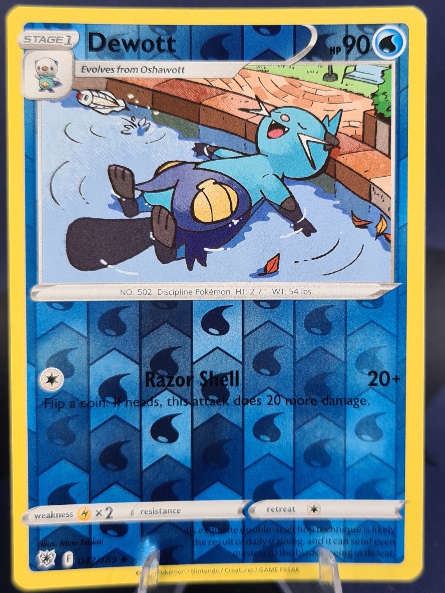 Dewott 042/189 Astral Radiance Reverse Holo