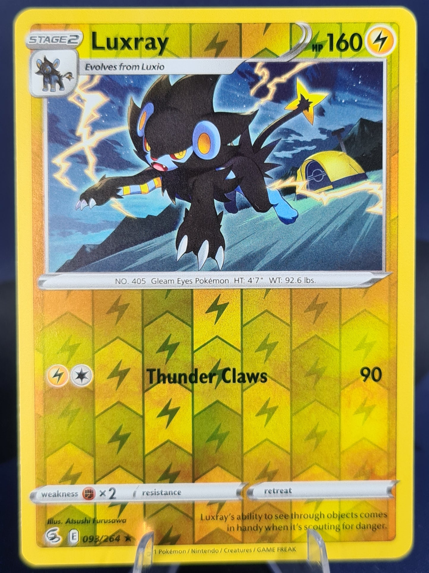 Luxray 093/264 Fusion Strike Reverse Holo