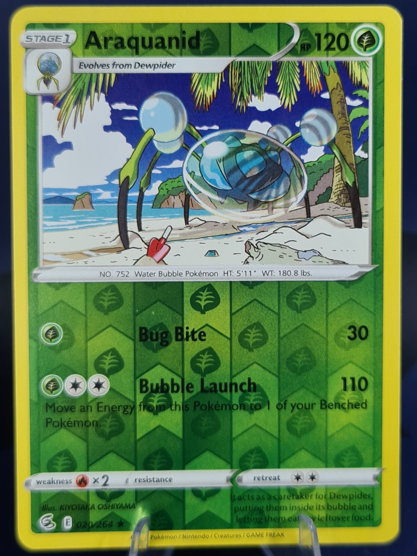Araquanid 020/264 Fusion Strike Reverse Holo