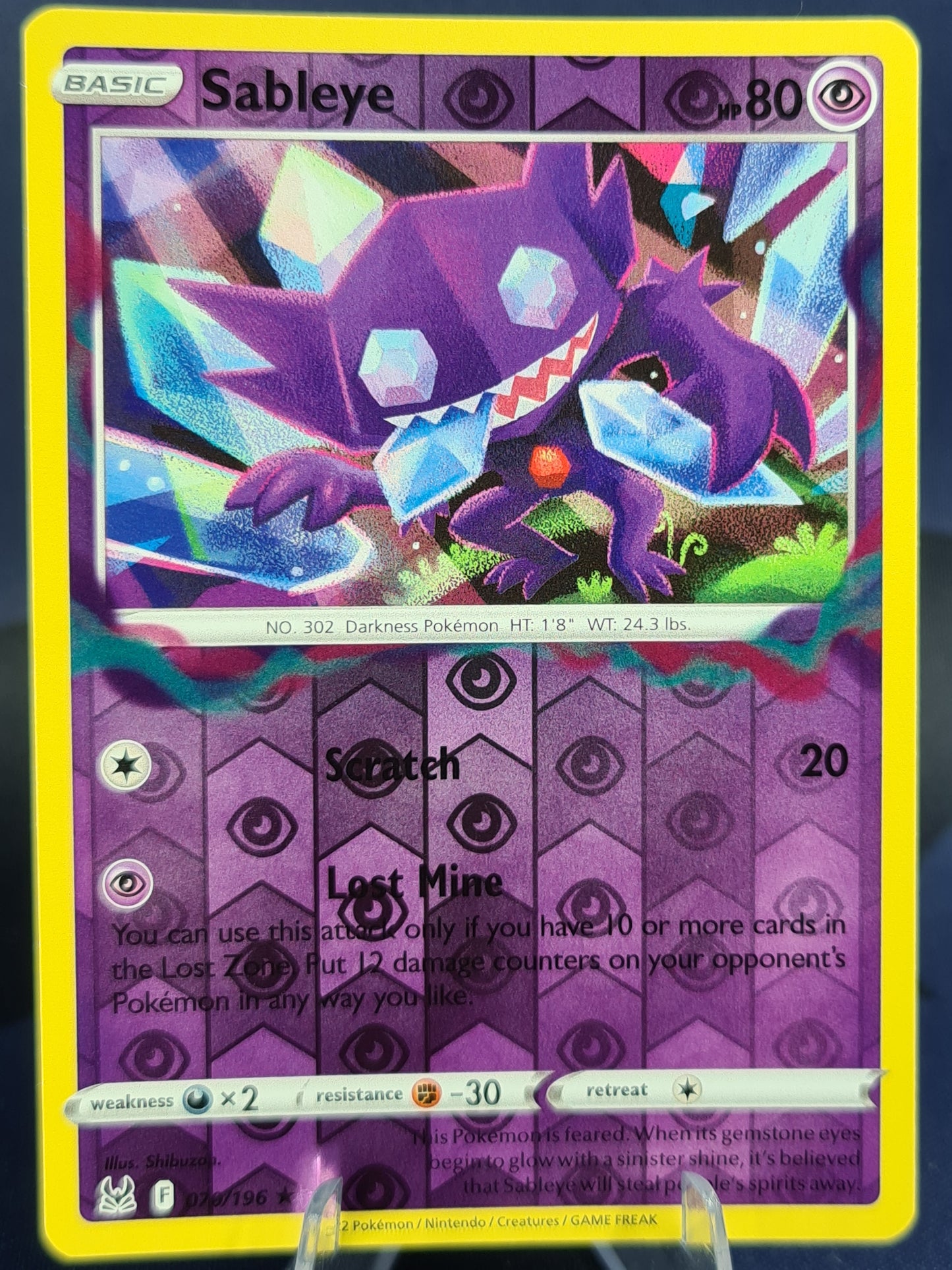Sableye 070/196 Lost Origin Reverse Holo