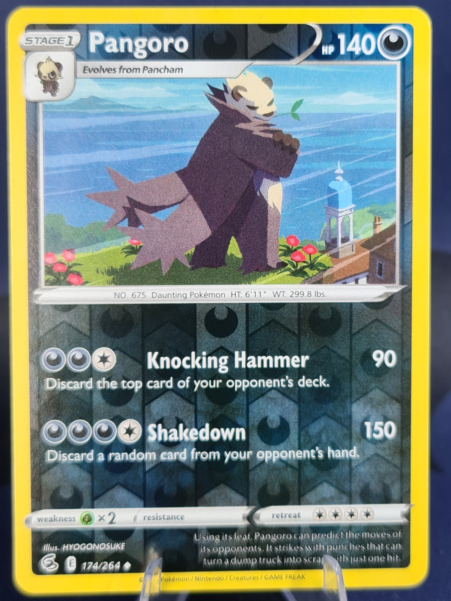 Pangoro 174/264 Fusion Strike Reverse Holo