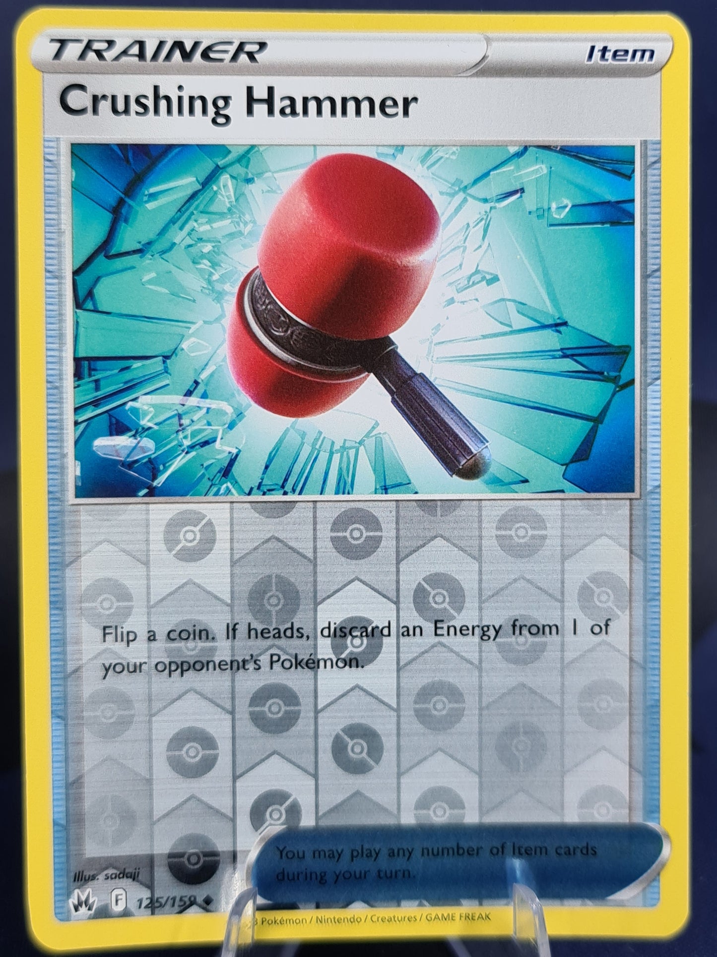 Crushing Hammer 125/159 Crown Zenith Reverse Holo