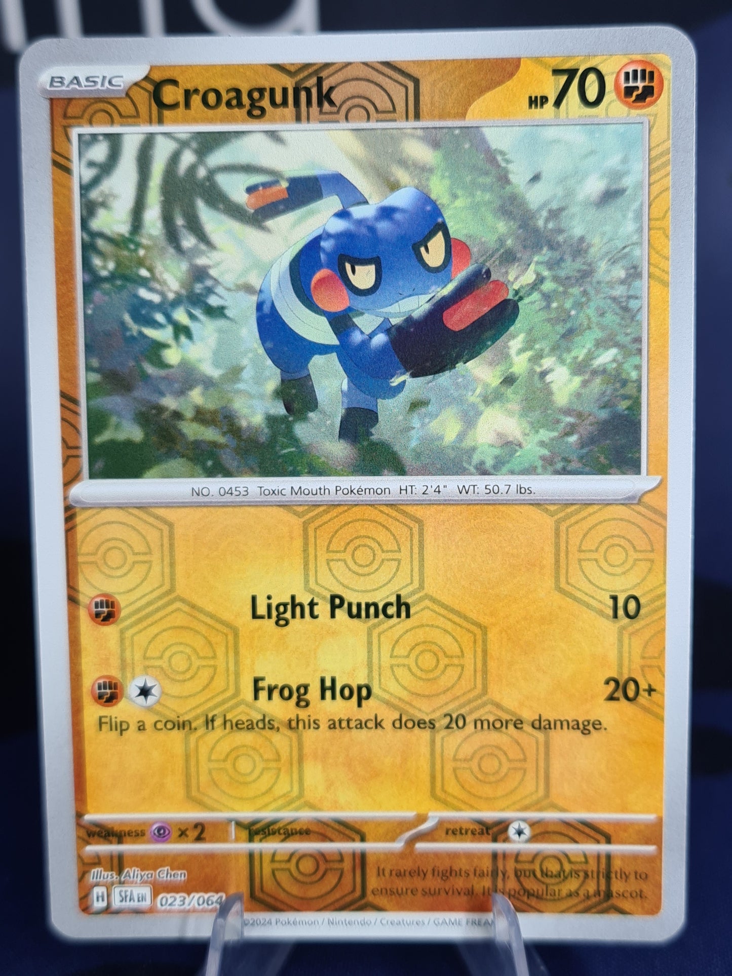 Croagunk 023/064 Shrouded Fable RH