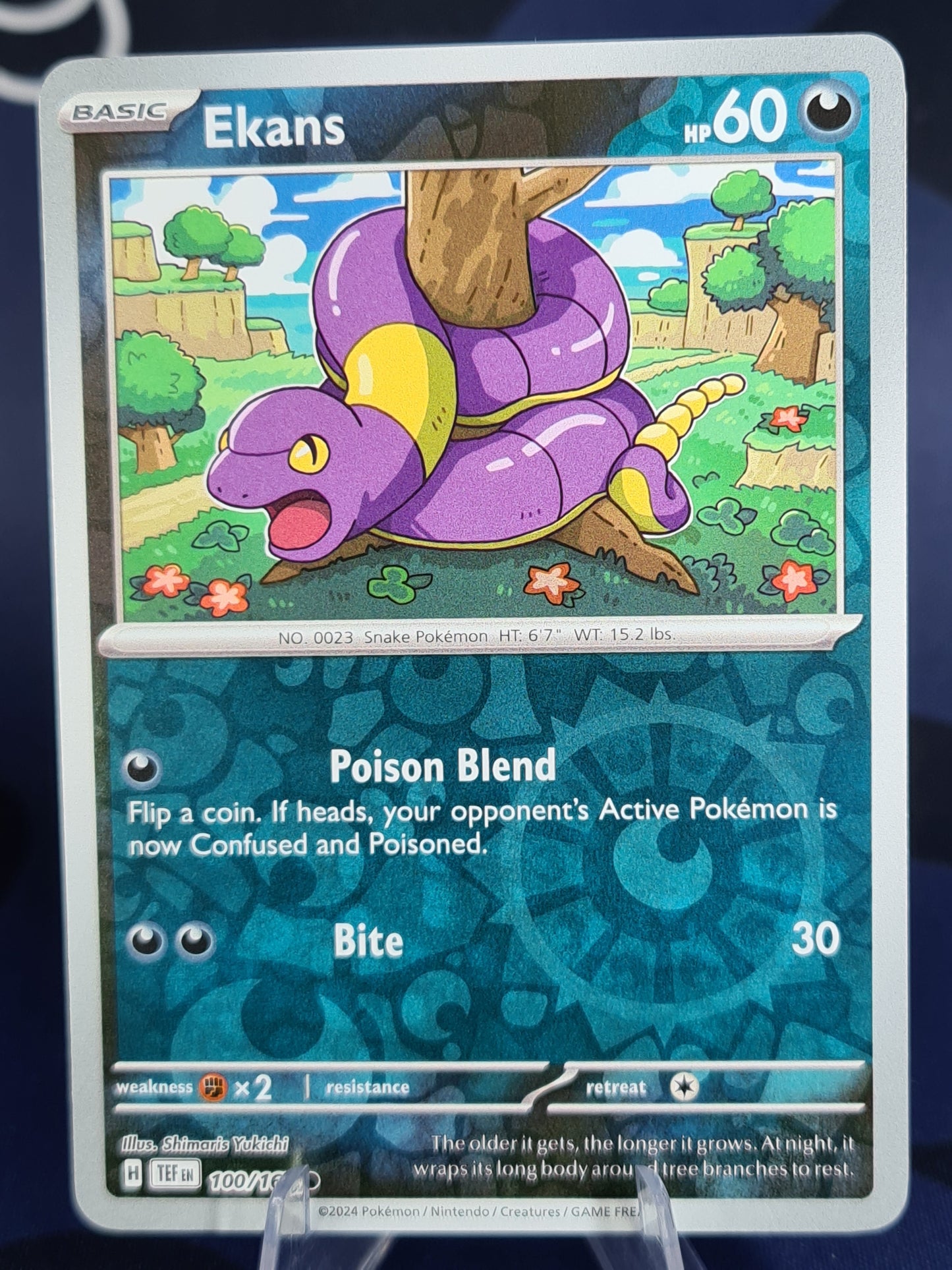 Ekans 100/162 Temporal Forces Reverse Holo