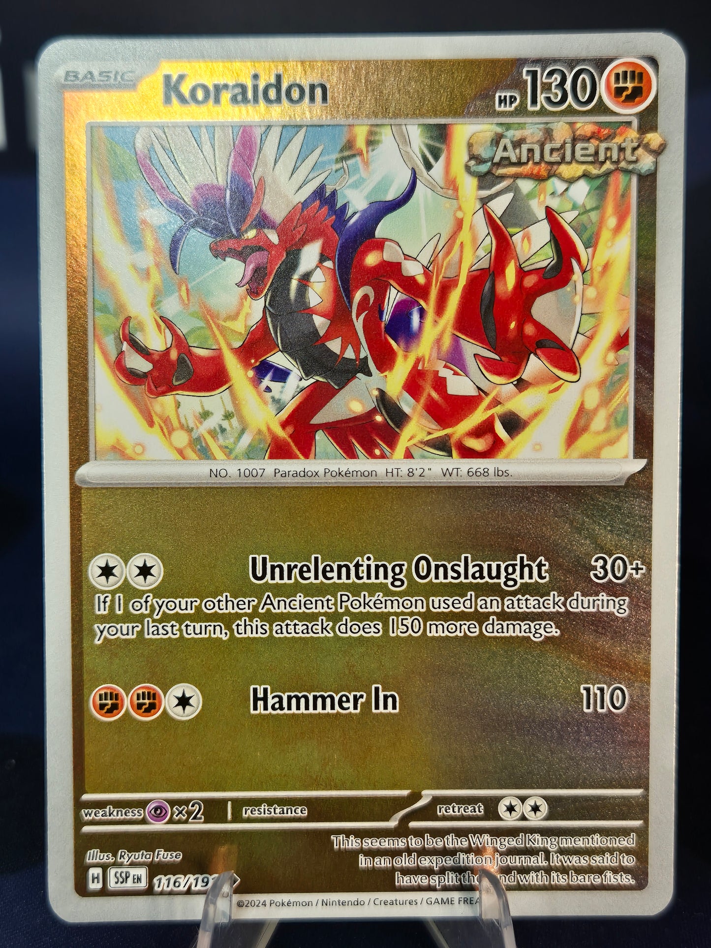 Koraidon 116/191 Surging Sparks Reverse Holo