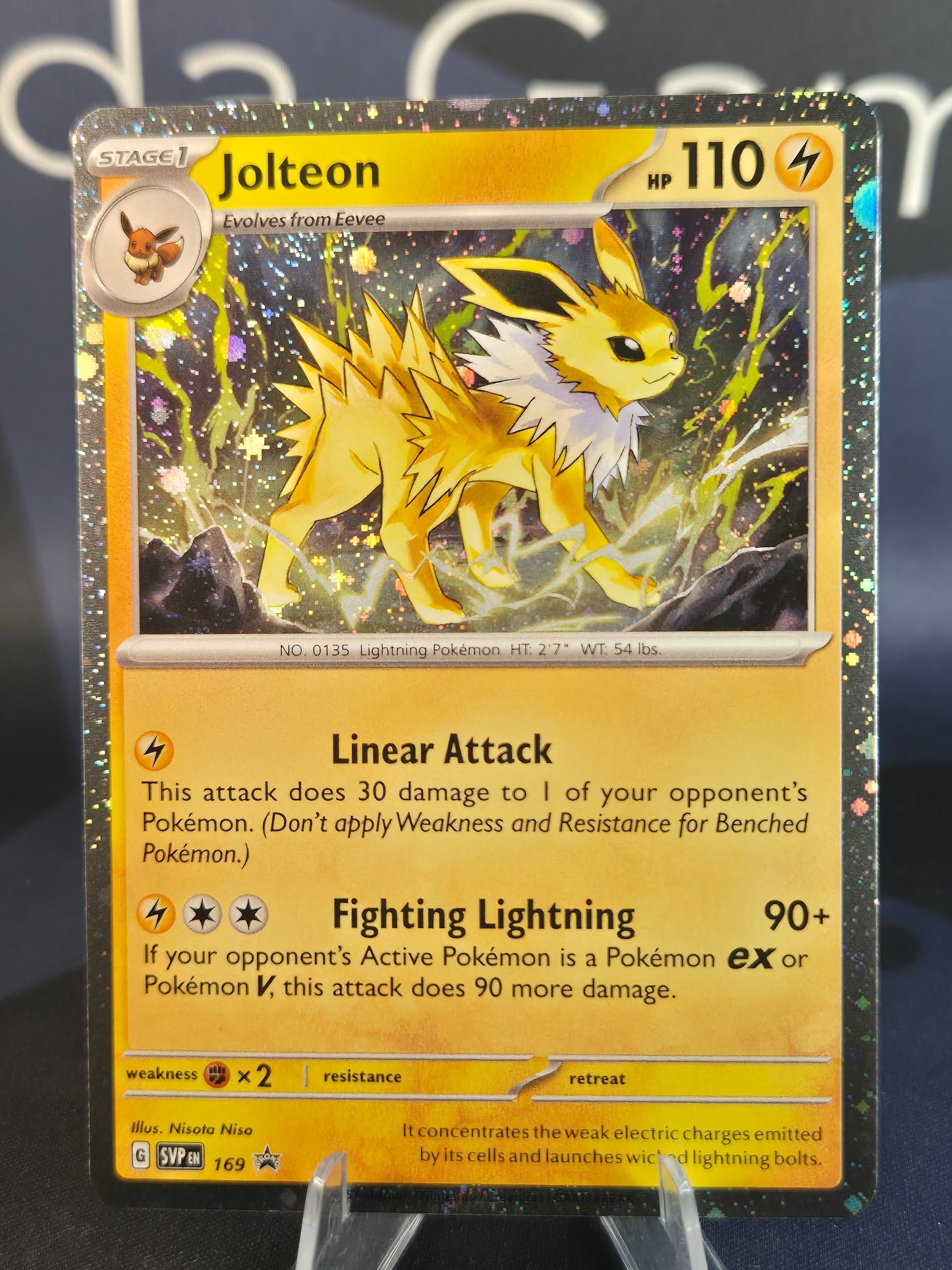 Jolteon SVP169 Black Star Promo