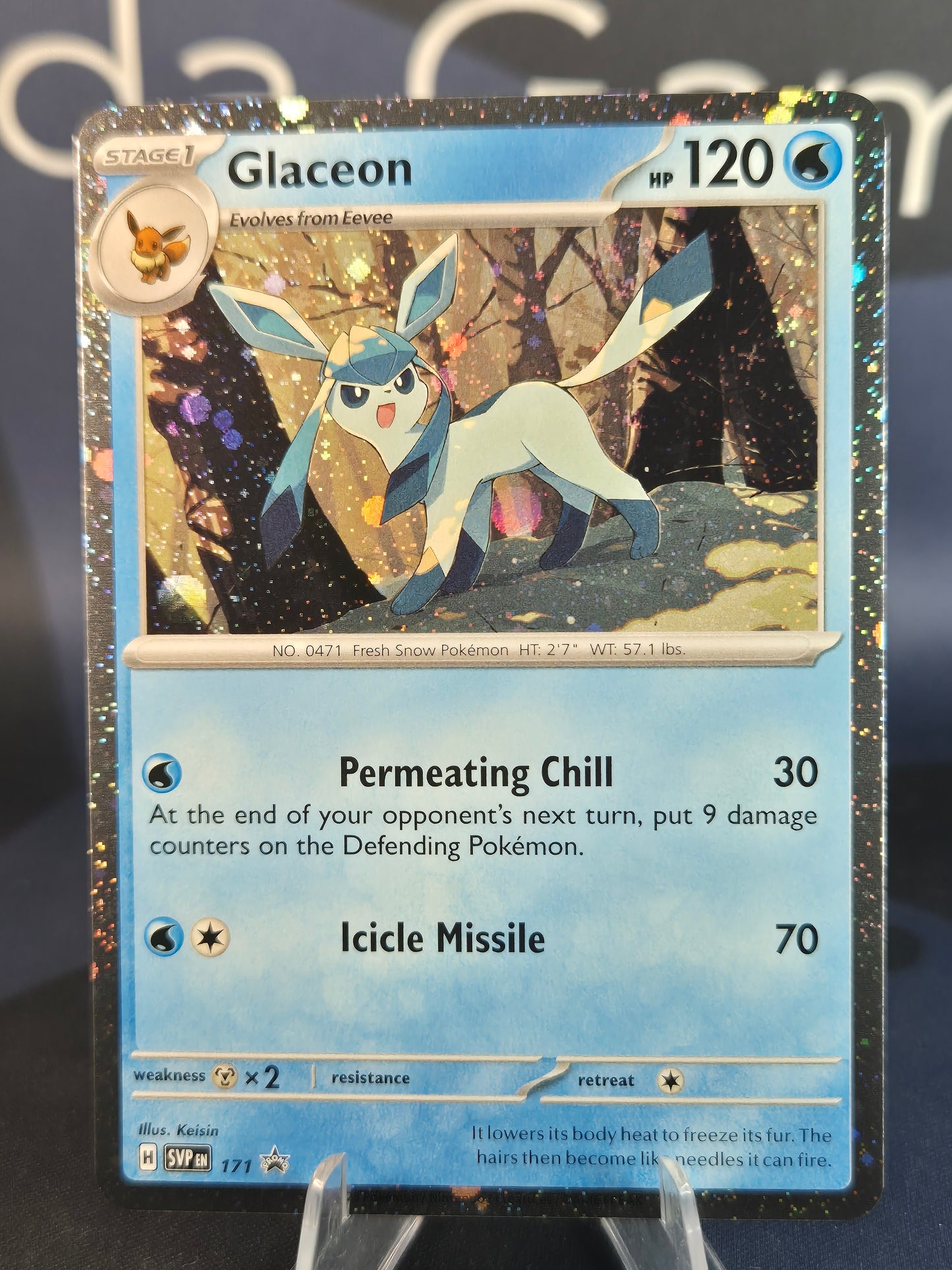 Glaceon SVP171 Black Star Promo