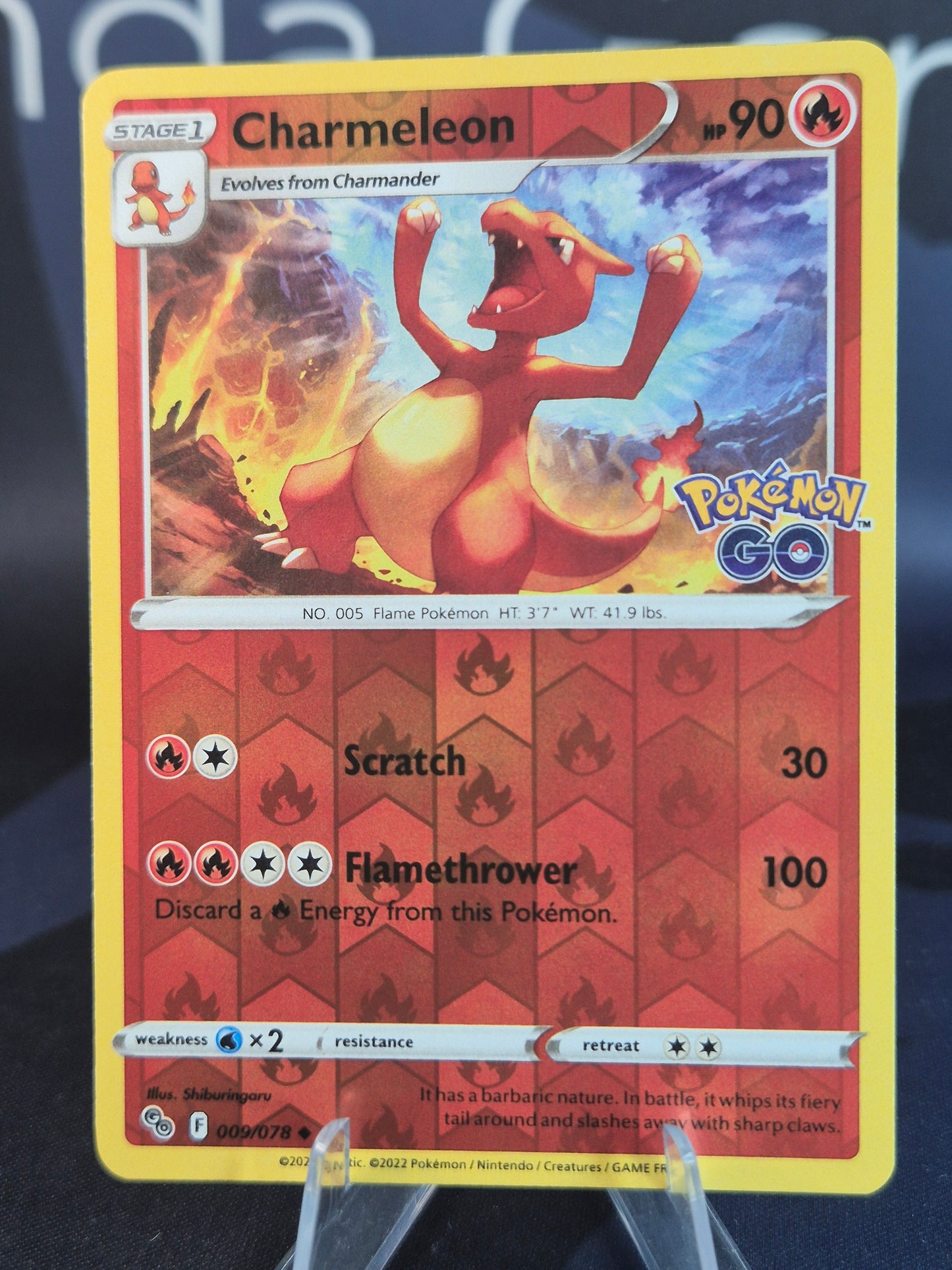 Charmeleon 009/078 Pokemon Go Reverse Holo