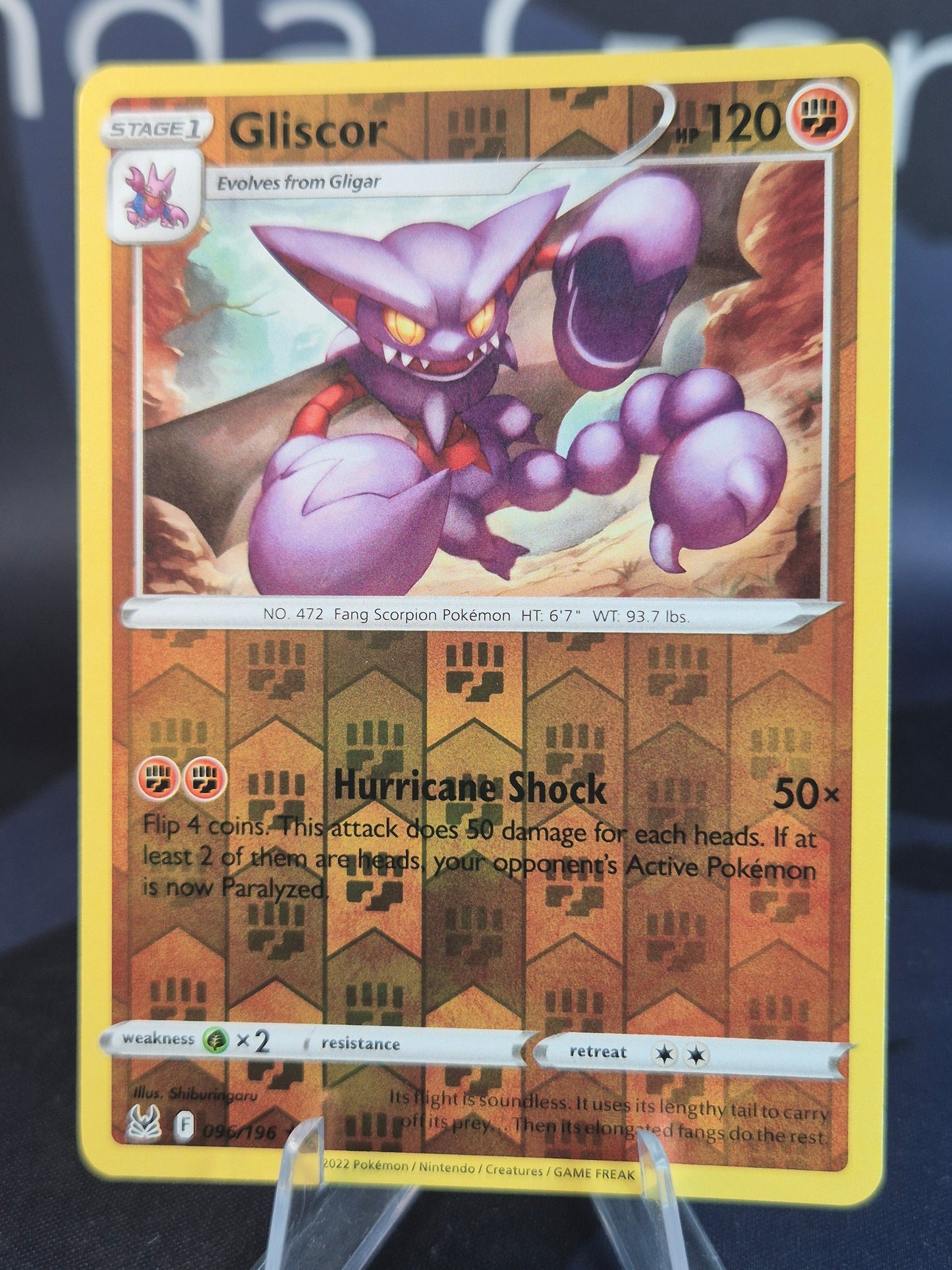 Gliscor 096/196 Lost Origin Reverse Holo