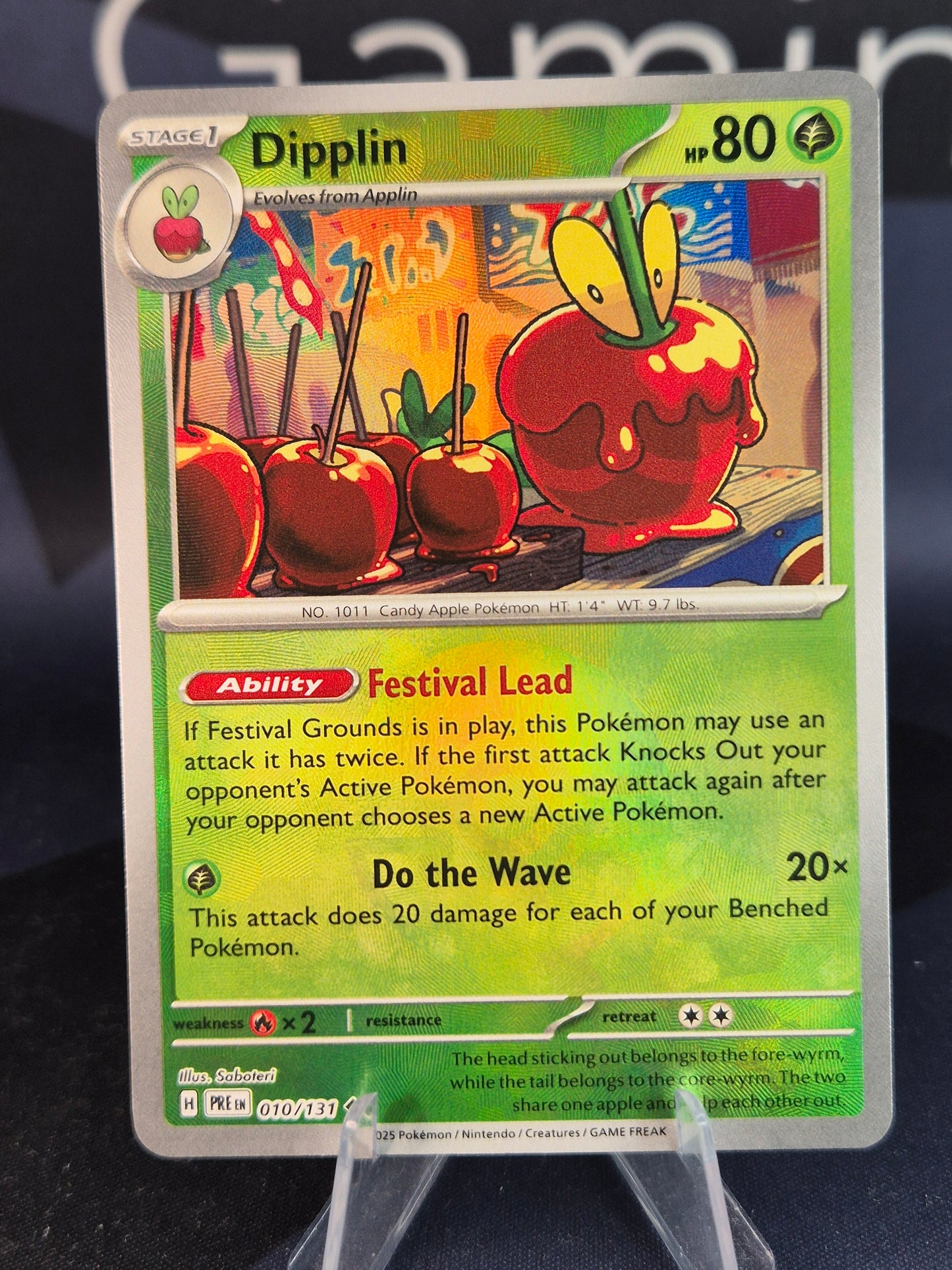 Dipplin 010/131 Prismatic Evolutions Pokeball Reverse Holo