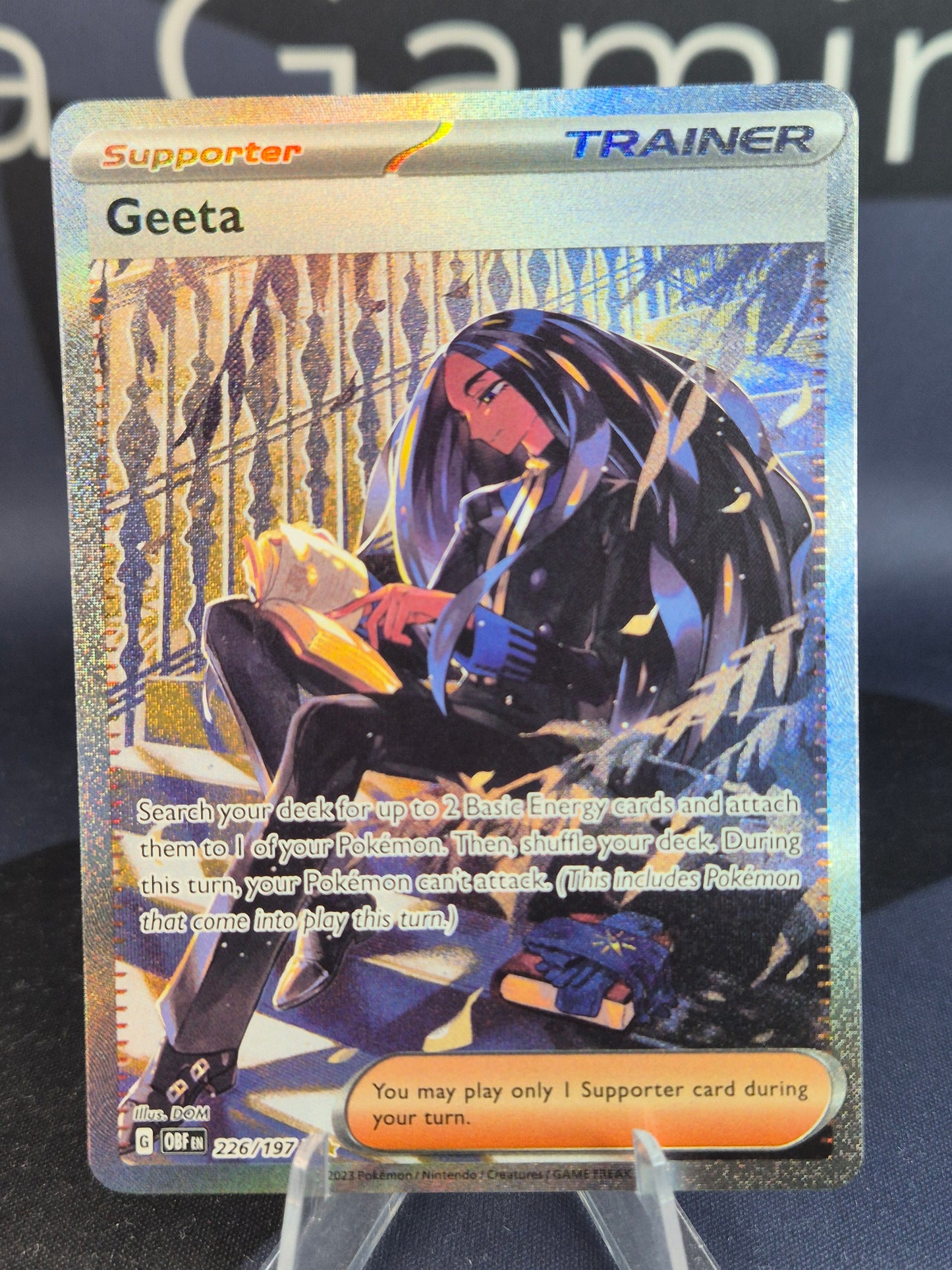 Geeta 226/197 Obsidian Flames Special Illustration Rare