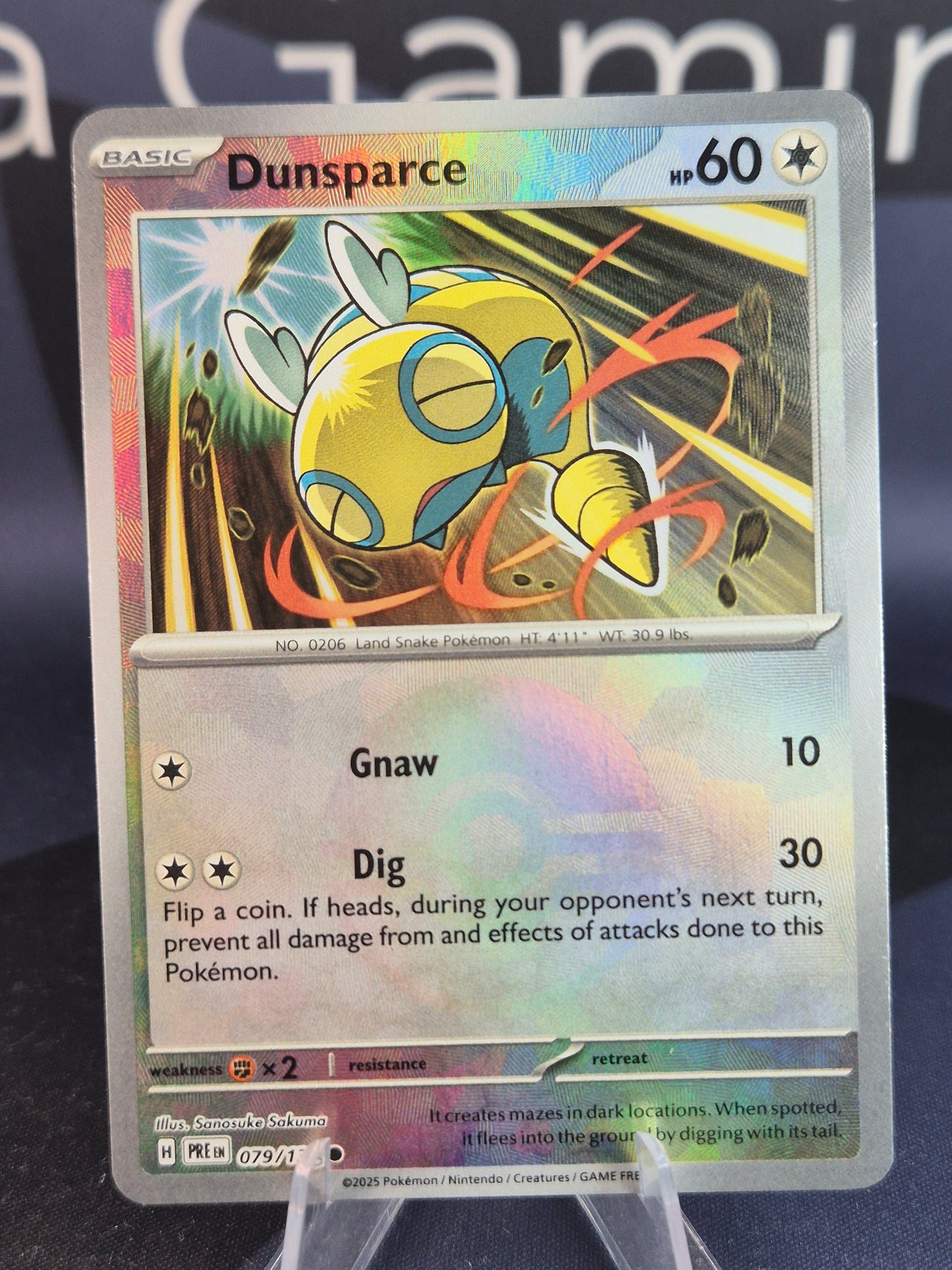 Dunsparce 079/131 Prismatic Evolutions Pokeball Reverse Holo