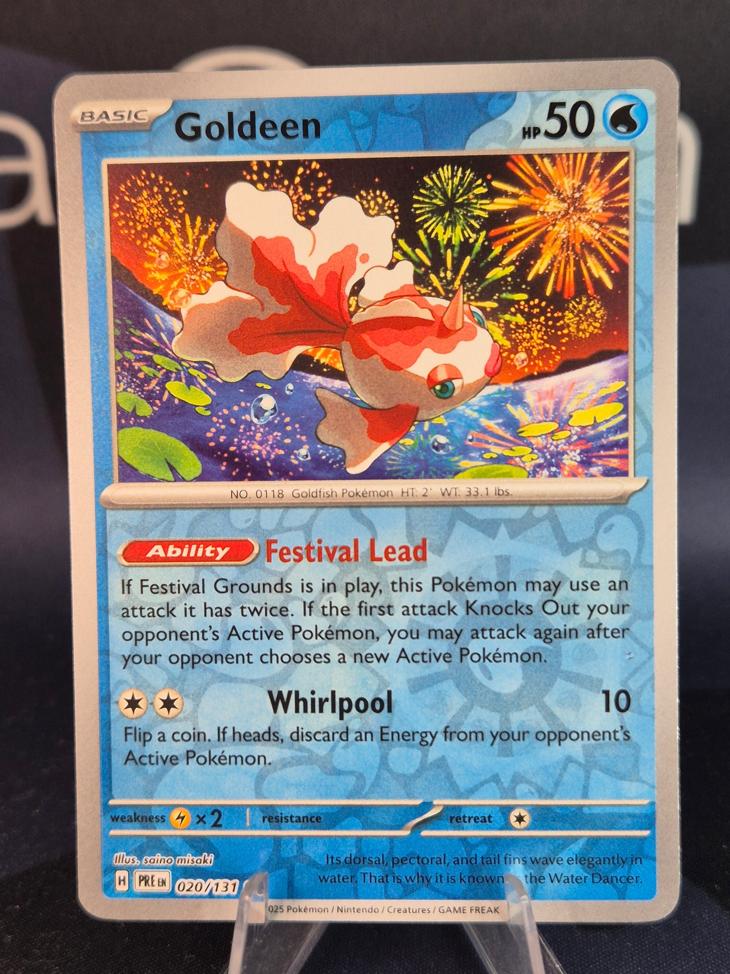 Goldeen 020/131 Prismatic Evolutions RH