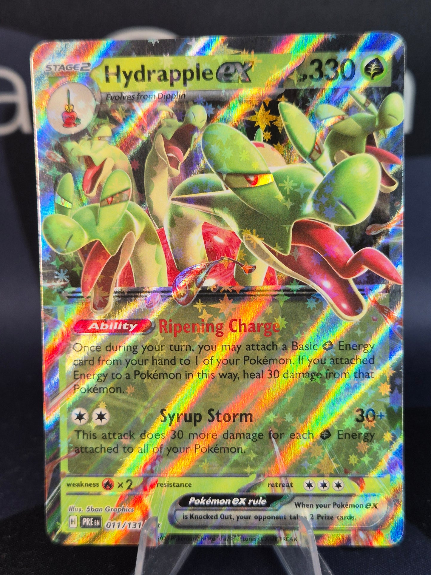 Hydrapple ex 011/131 Prismatic Evolutions Double Rare