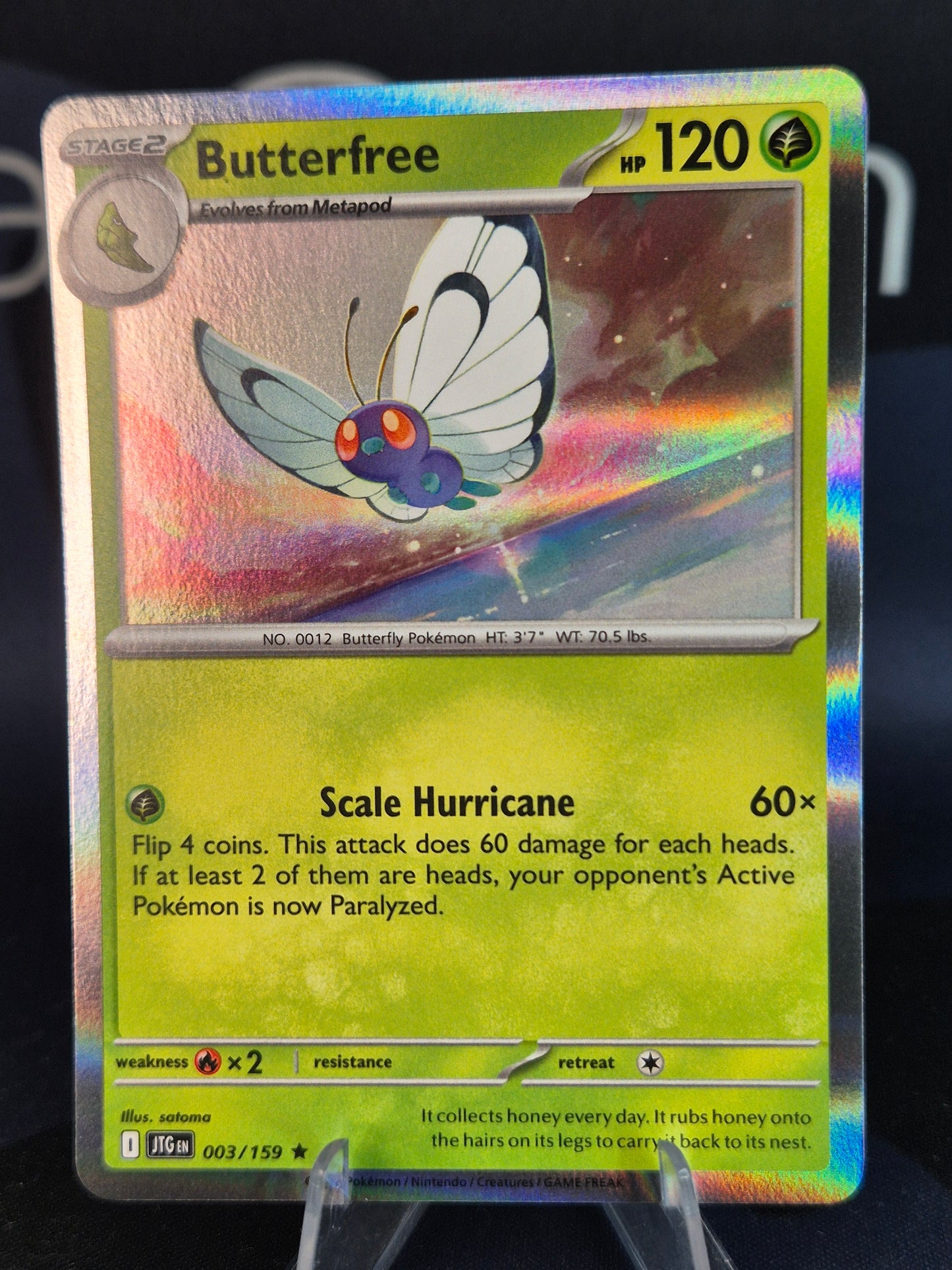 Butterfree 003/159 Journey Together Holo