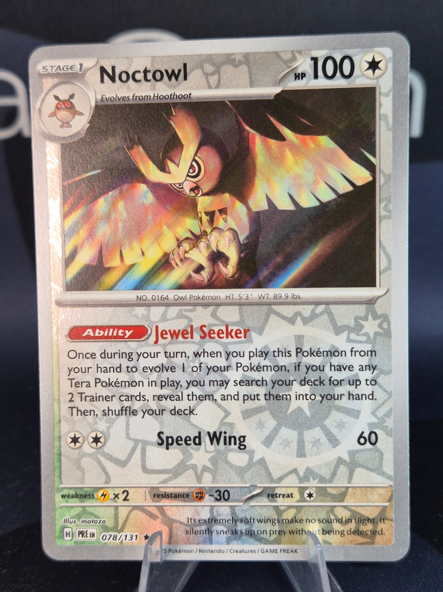 Noctowl 078/131 Prismatic Evolutions RH