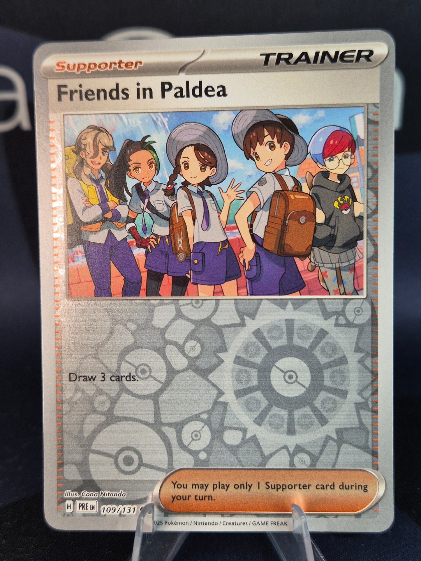 Friends in Paldea 109/131 Prismatic Evolutions Reverse Holo