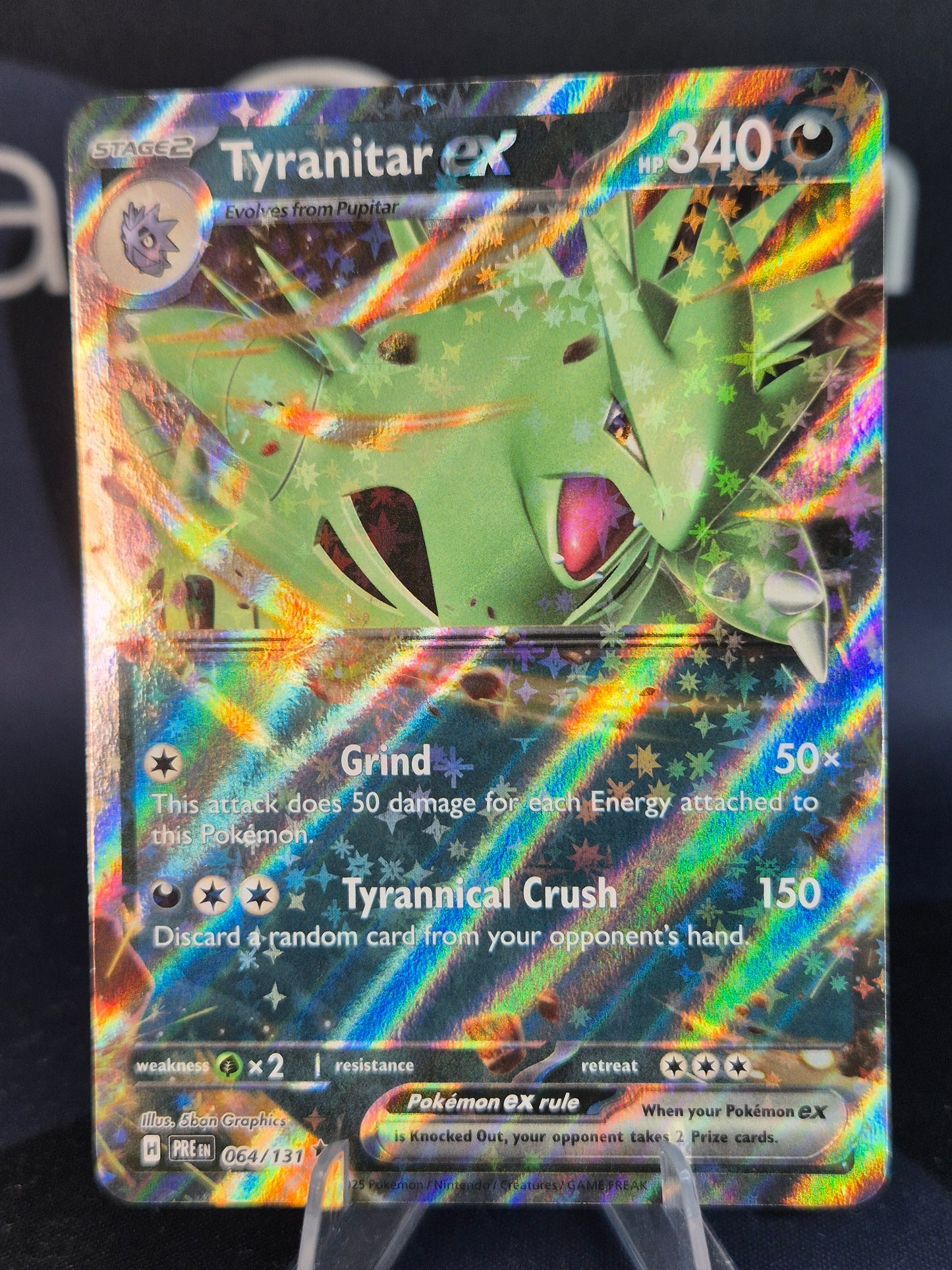 Tyranitar ex 064/131 Prismatic Evolutions Double Rare