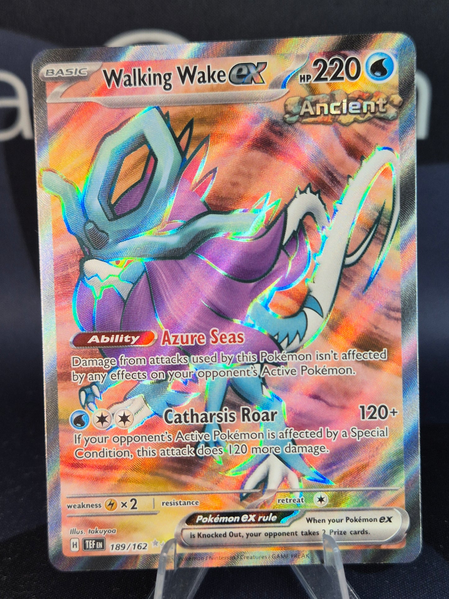 Walking Wake ex 189/162 Temporal Forces Ultra Rare