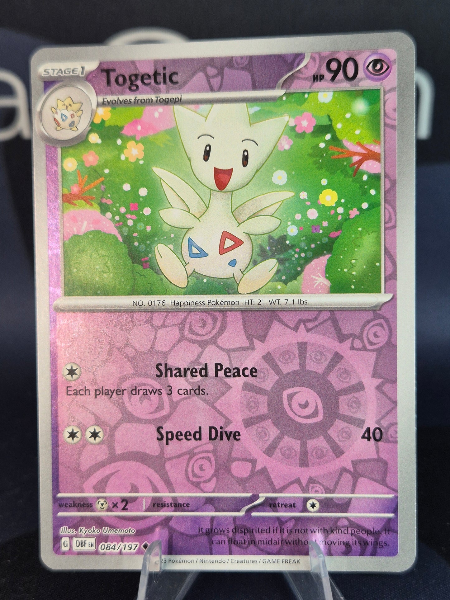 Togetic 084/197 Obsidian Flames RH