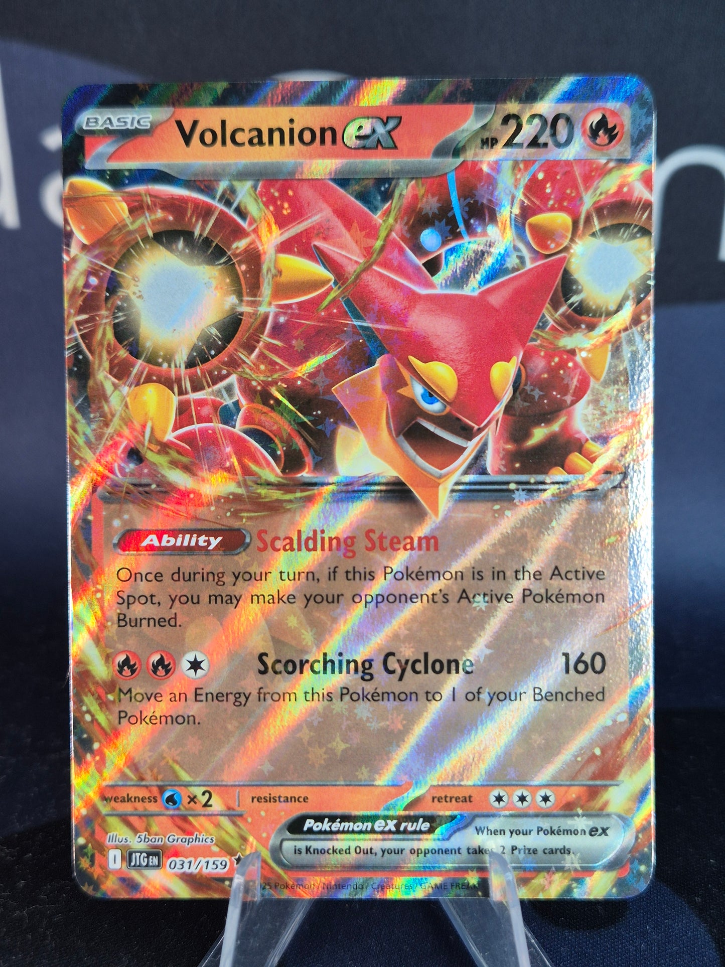 Volcanion ex 031/159 Journey Together Double Rare