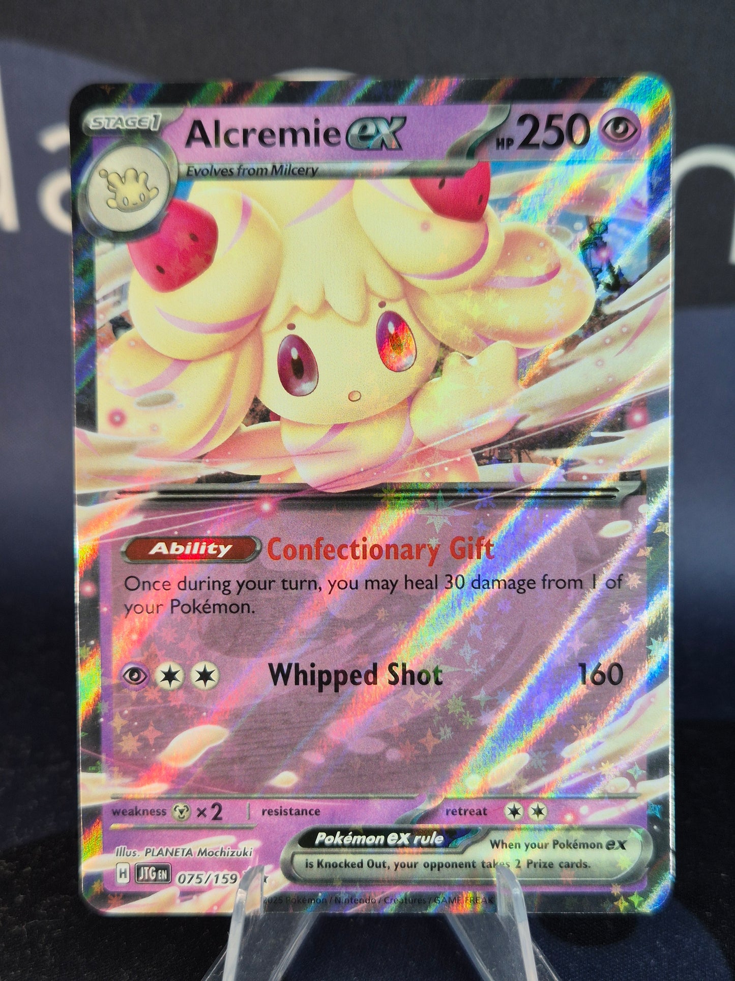 Alcremie ex 075/159 Journey Together Double Rare