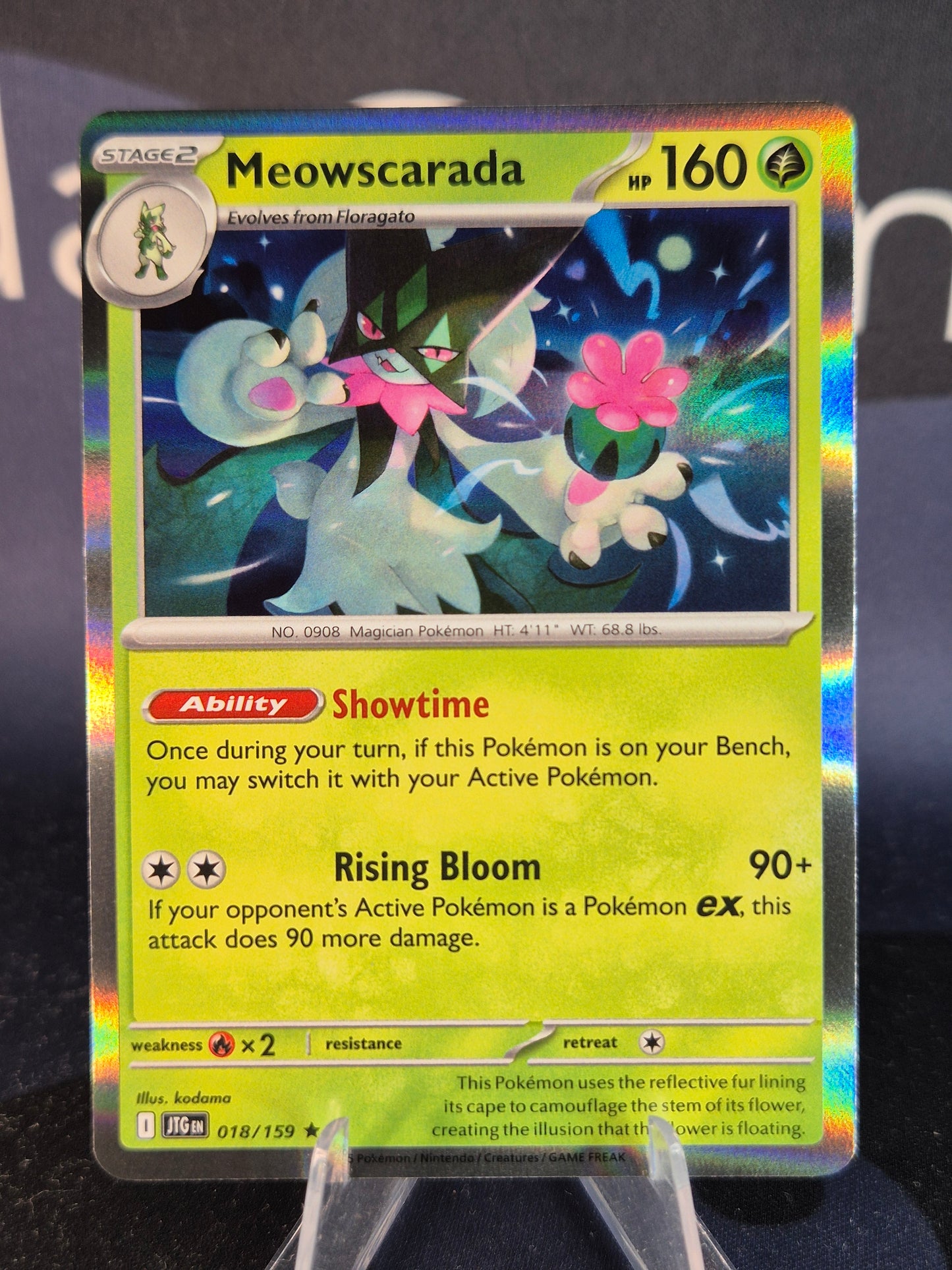 Meowscarada 018/159 Journey Together Holo