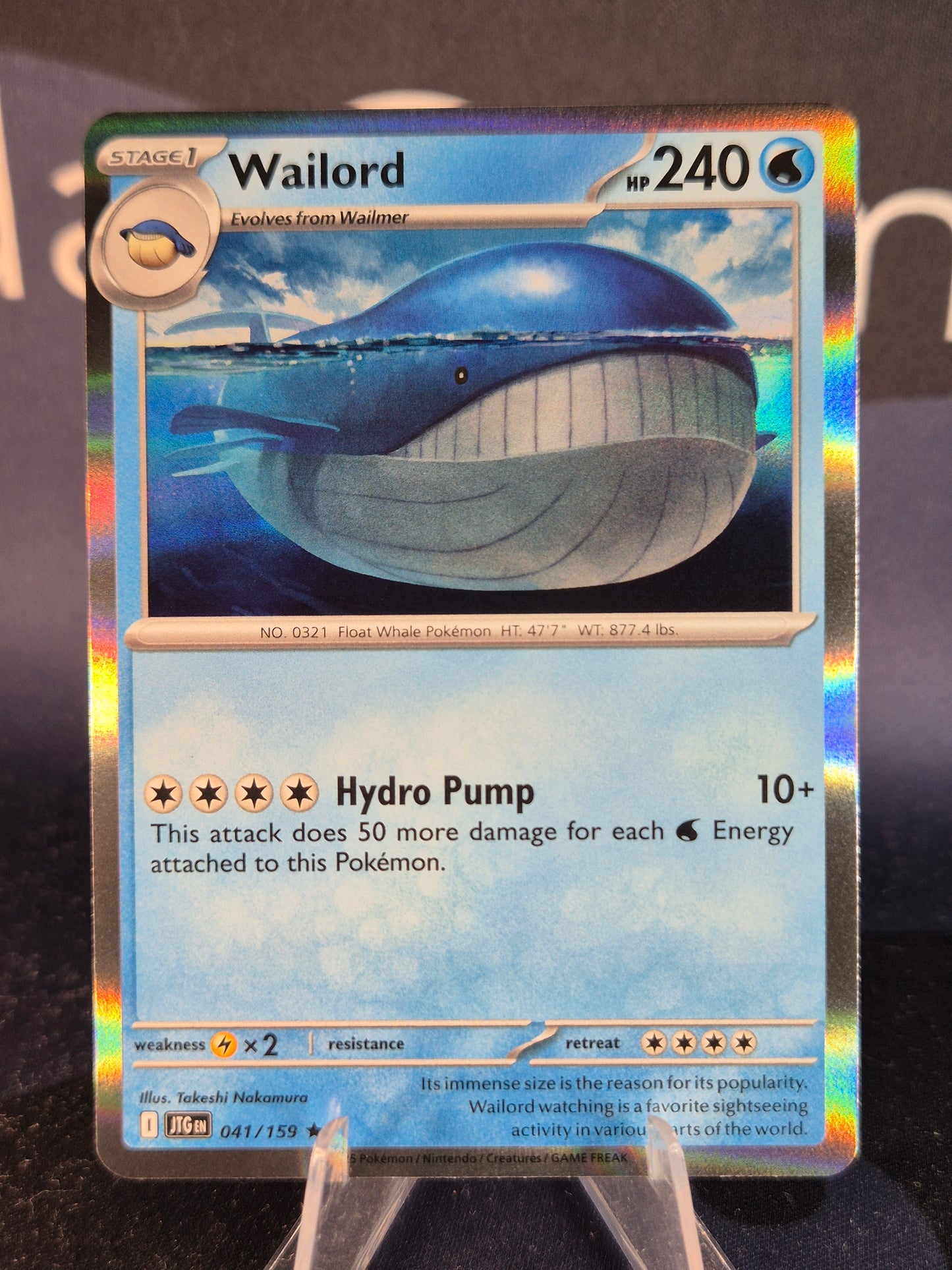 Wailord 041/159 Journey Together Holo