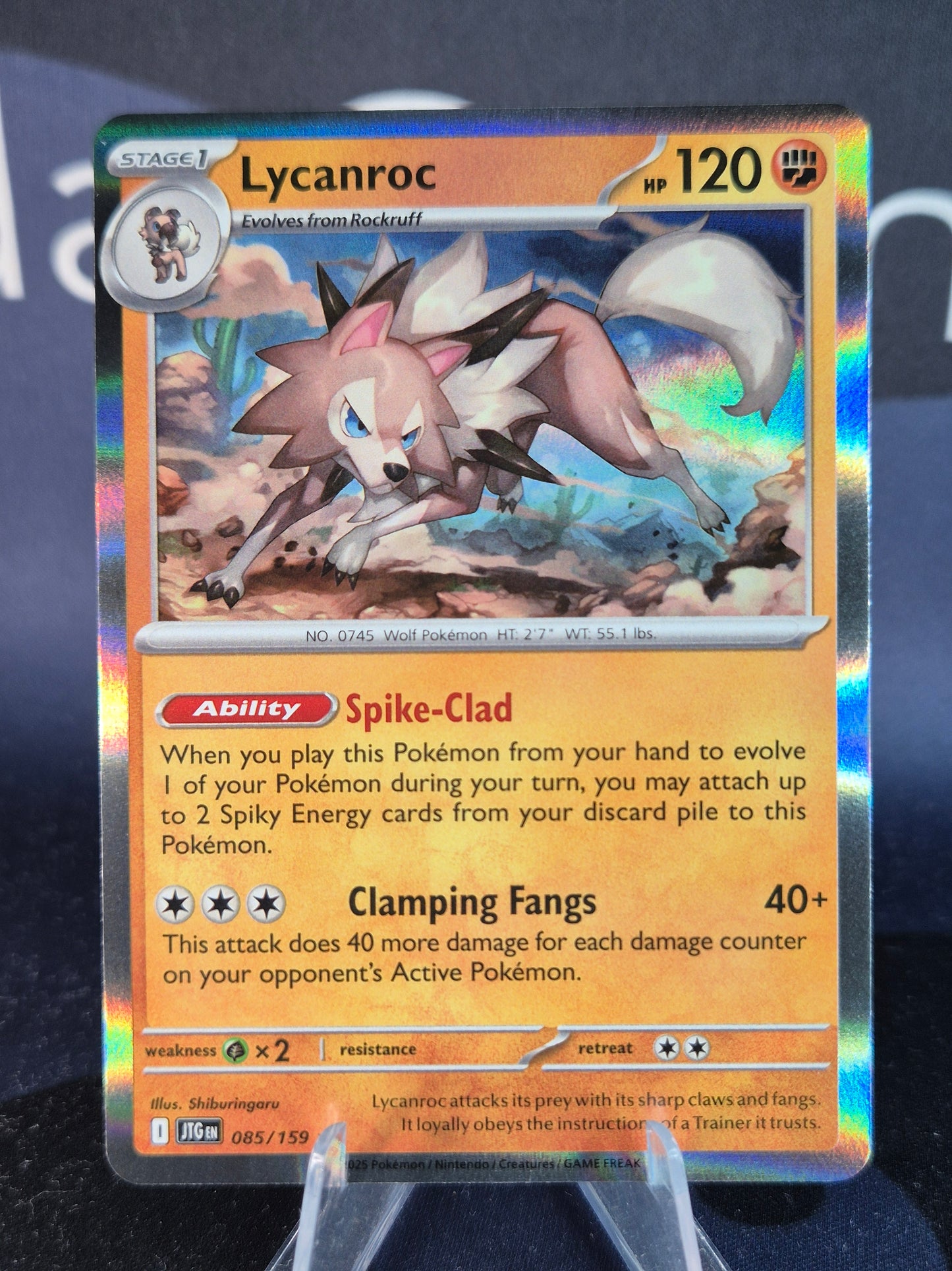 Lycanroc 085/159 Journey Together Holo
