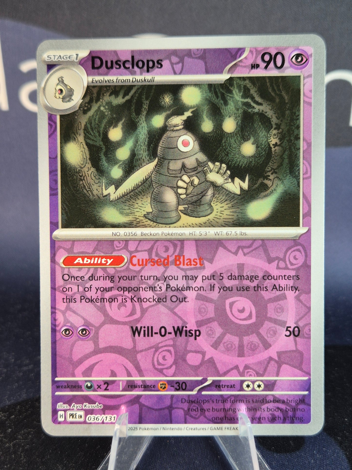 Dusclops 036/131 Prismatic Evolutions RH