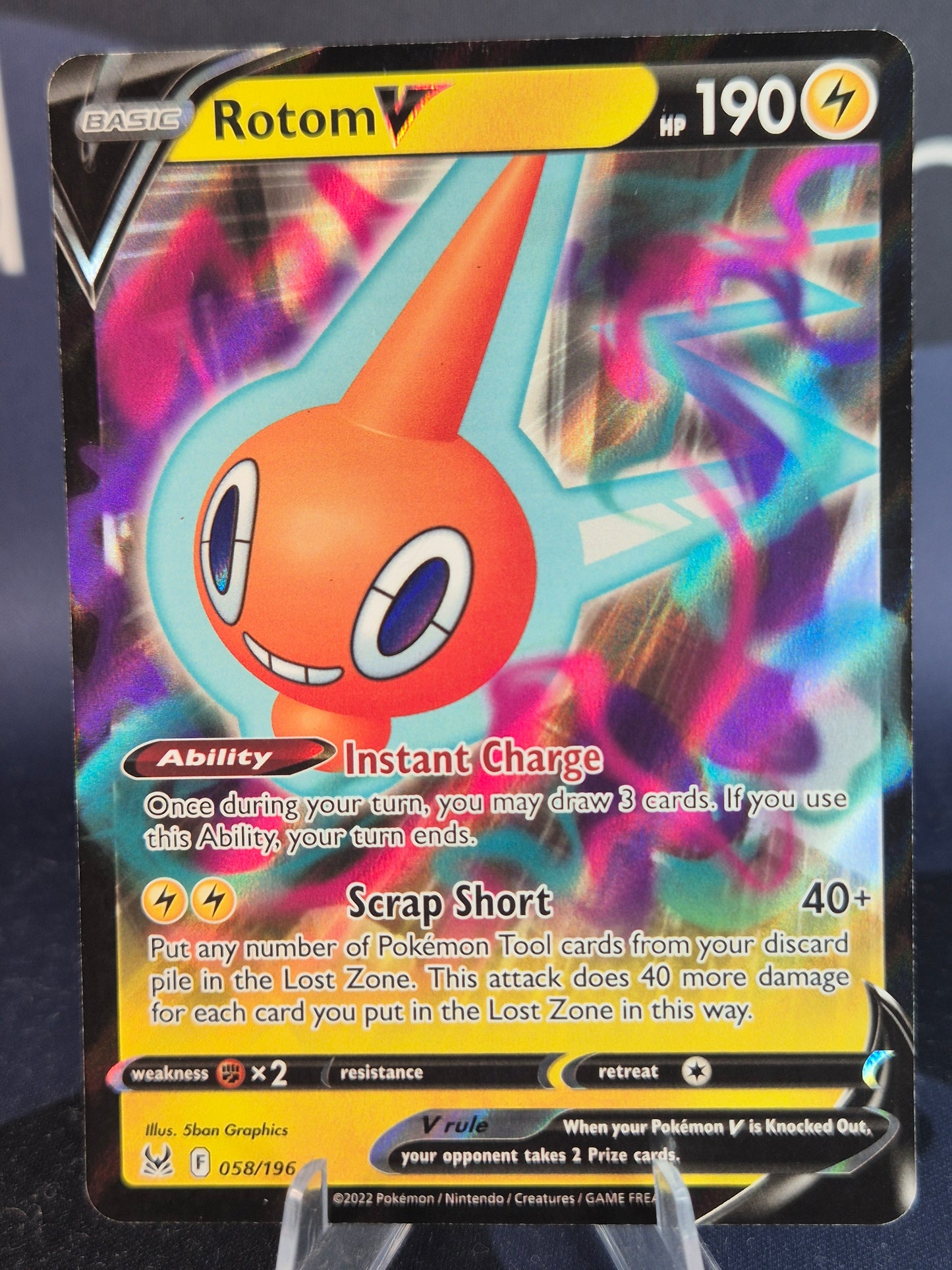 Rotom V 058/198 Lost Origin