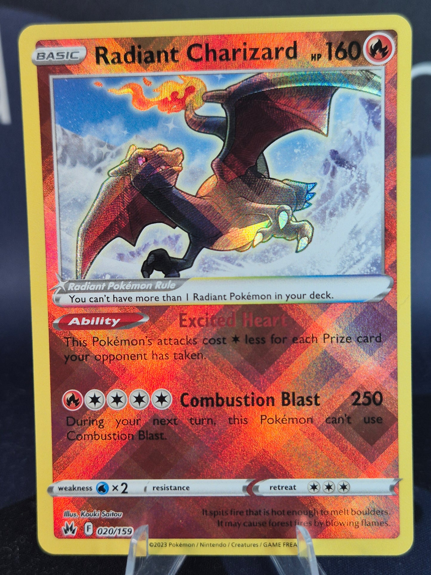 Radiant Charizard 020/159 Crown Zenith