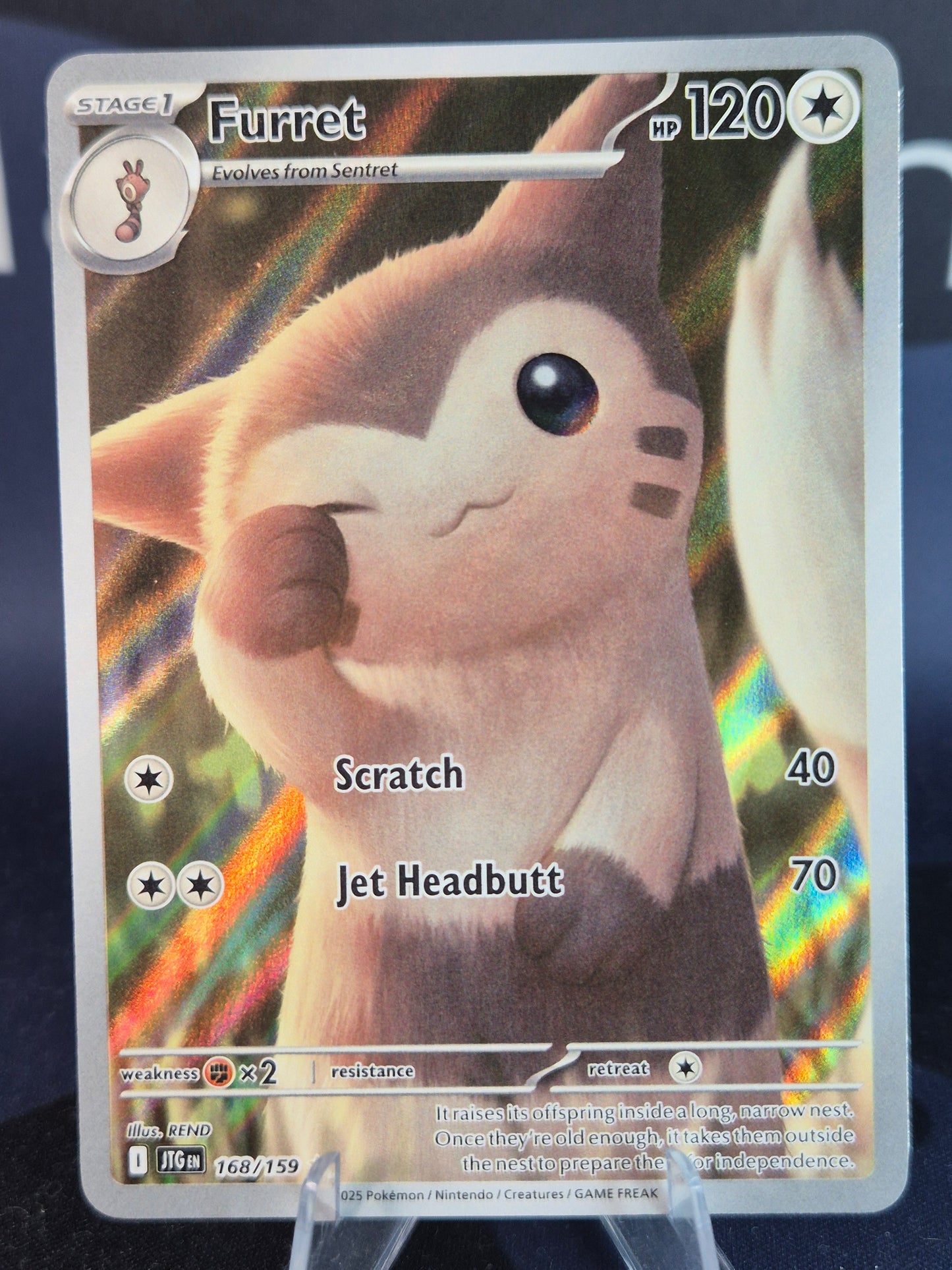Furret 168/159 Journey Together Illustration Rare